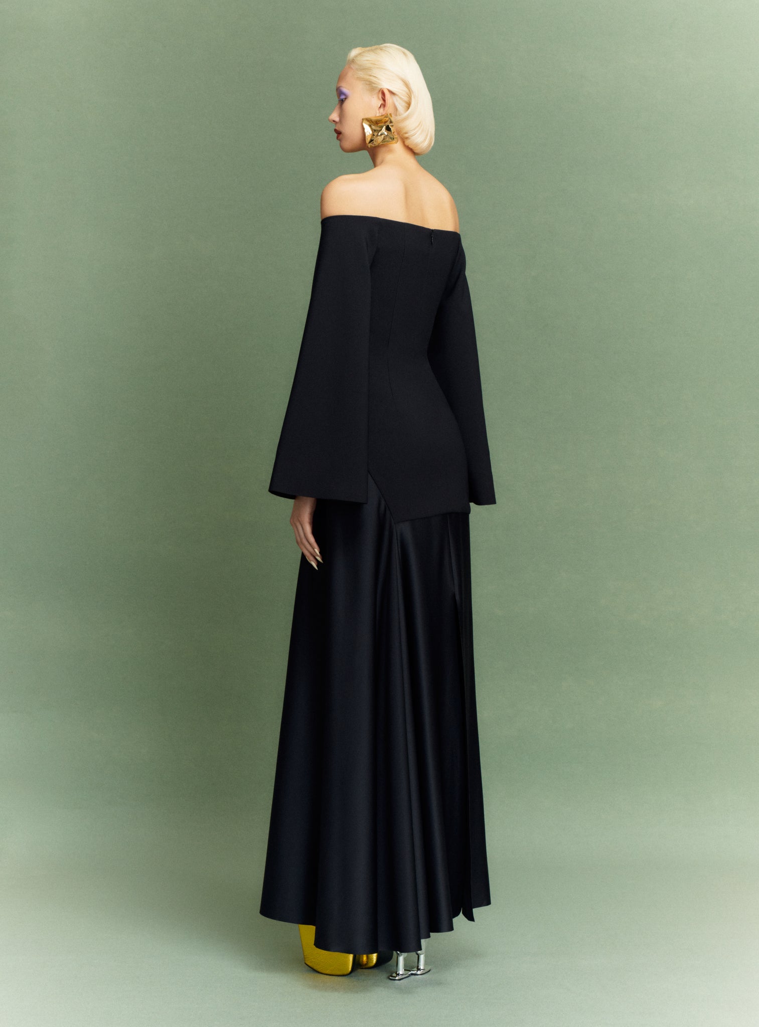 The Rina Maxi Dress in Black