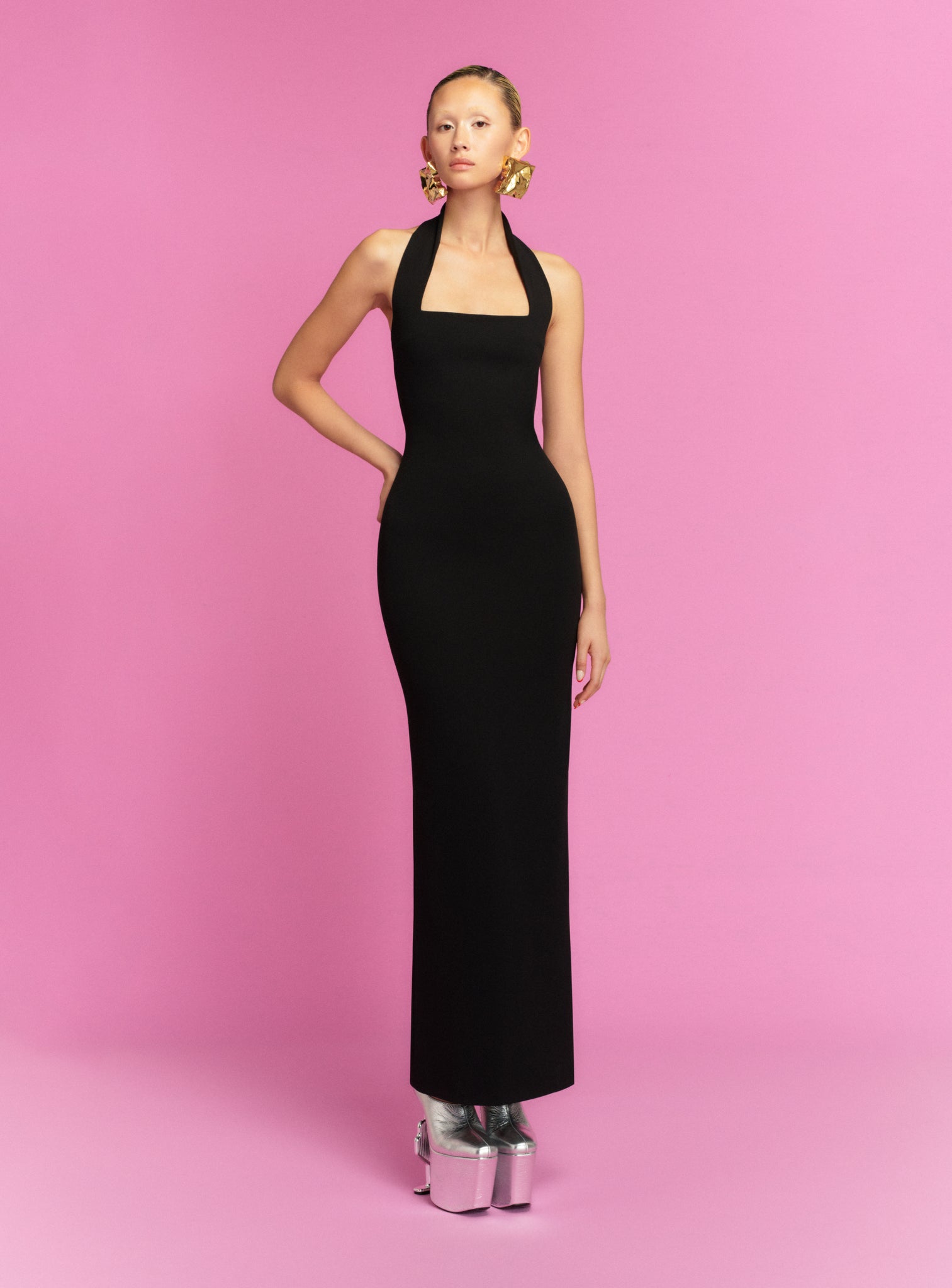The Ilona Maxi Dress in Black