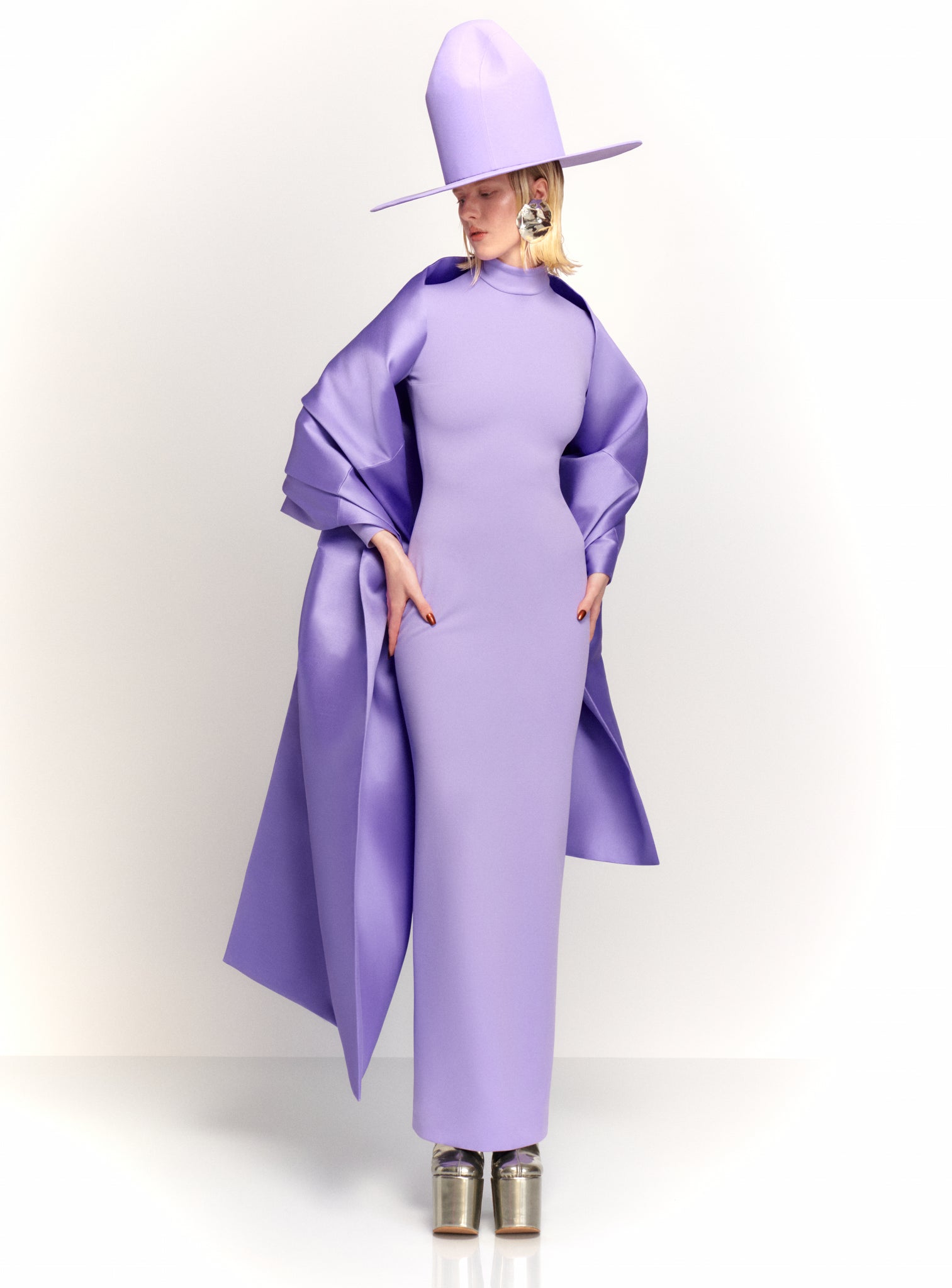 The Lyana Maxi Dress in Lilac
