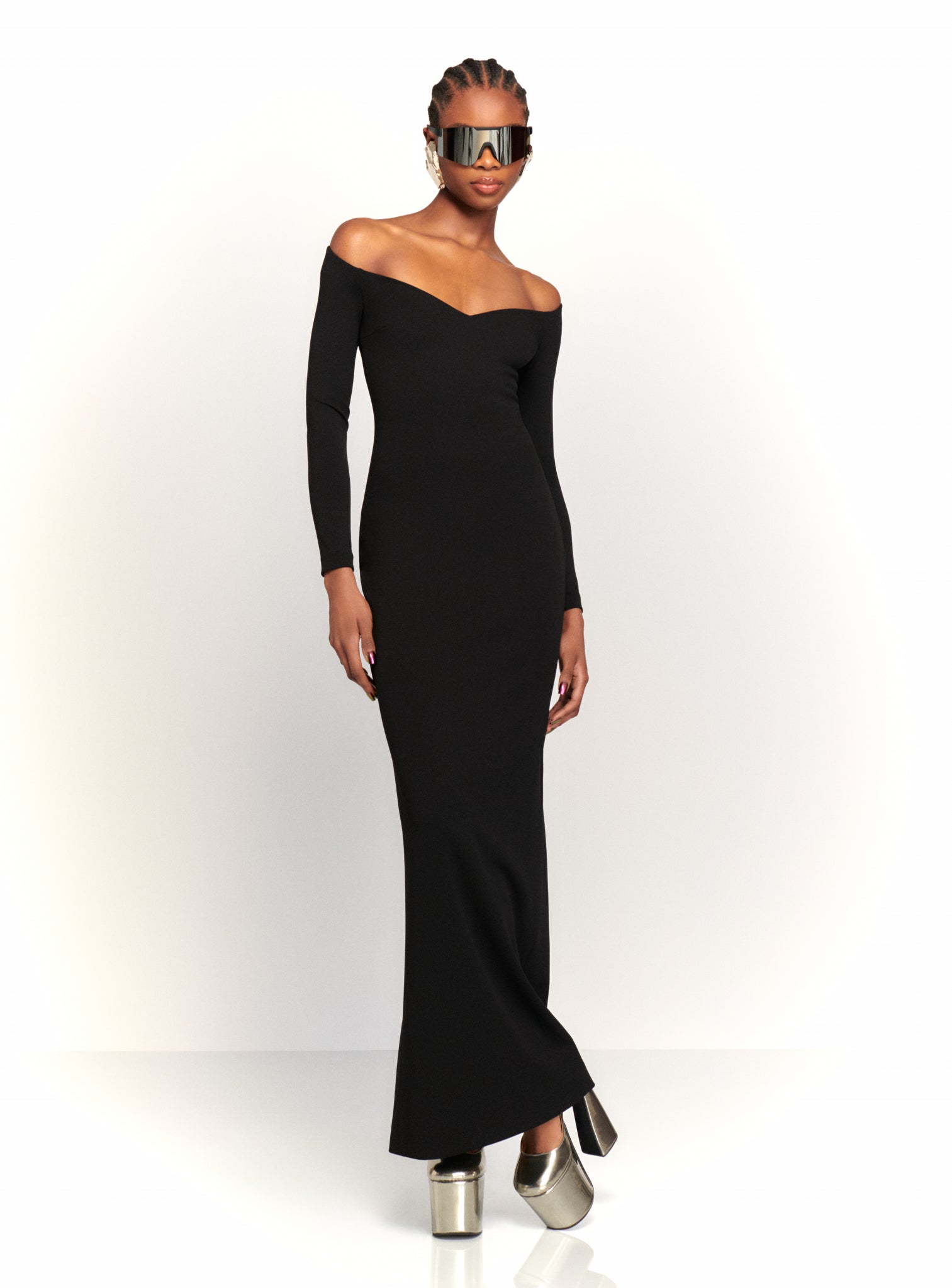 The Tara Maxi Dress in Black