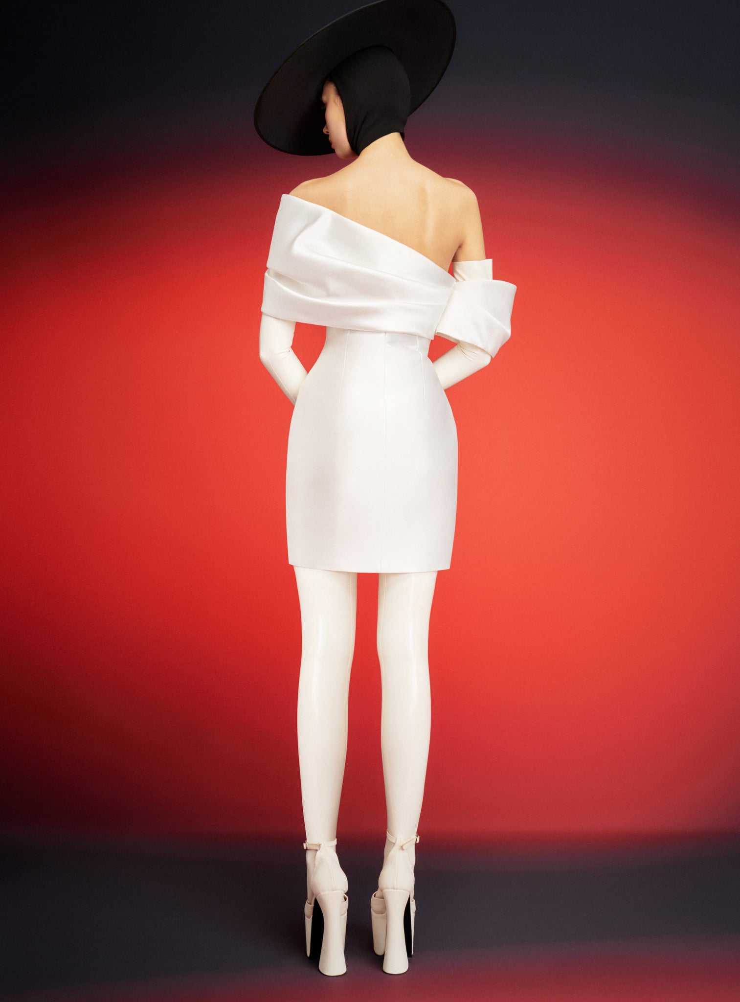 The Edda Mini Dress in Cream
