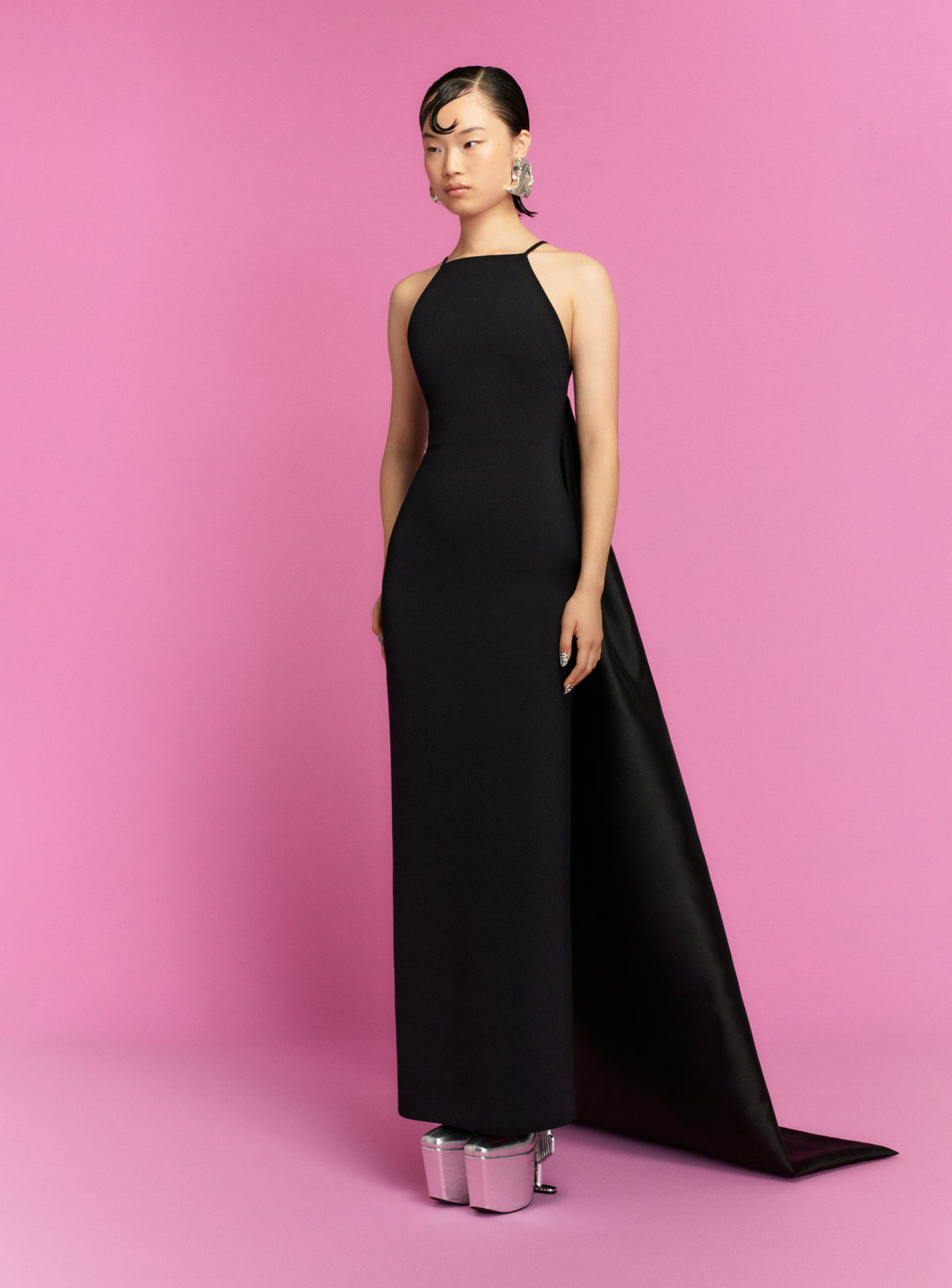 The Ulla Maxi Dress in Black