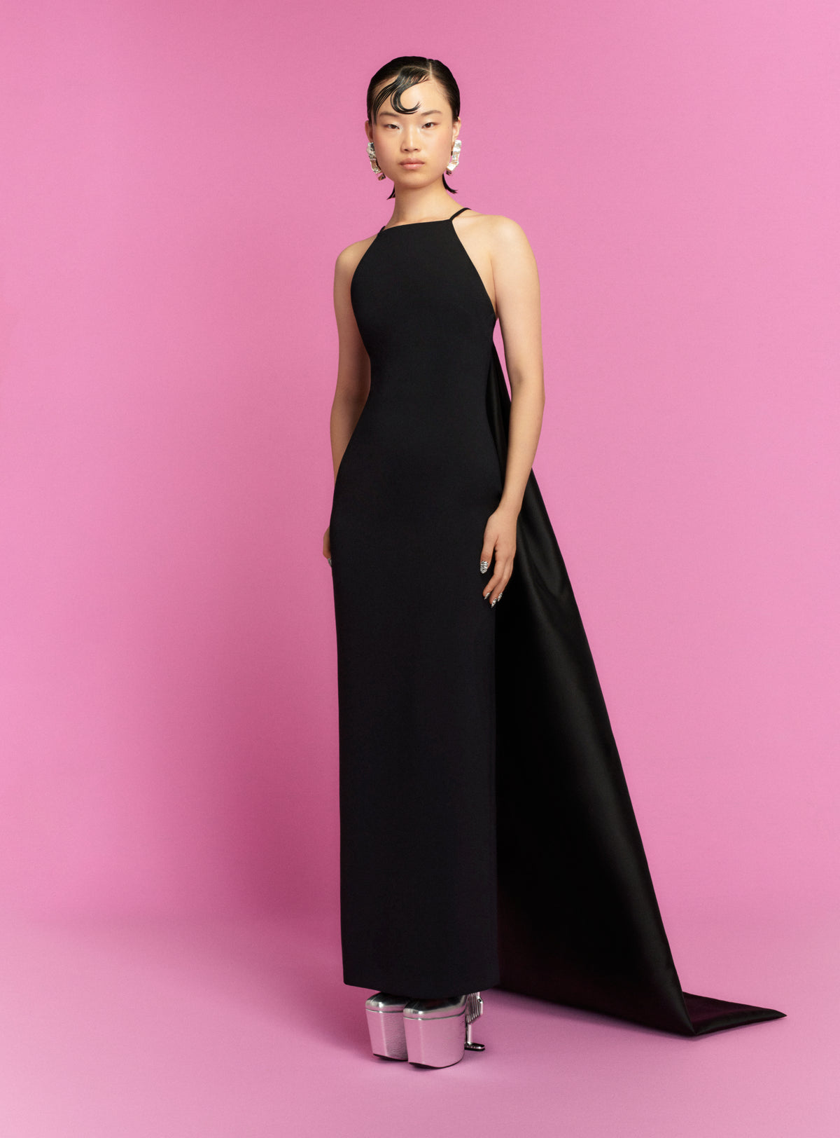 The Ulla Maxi Dress in Black