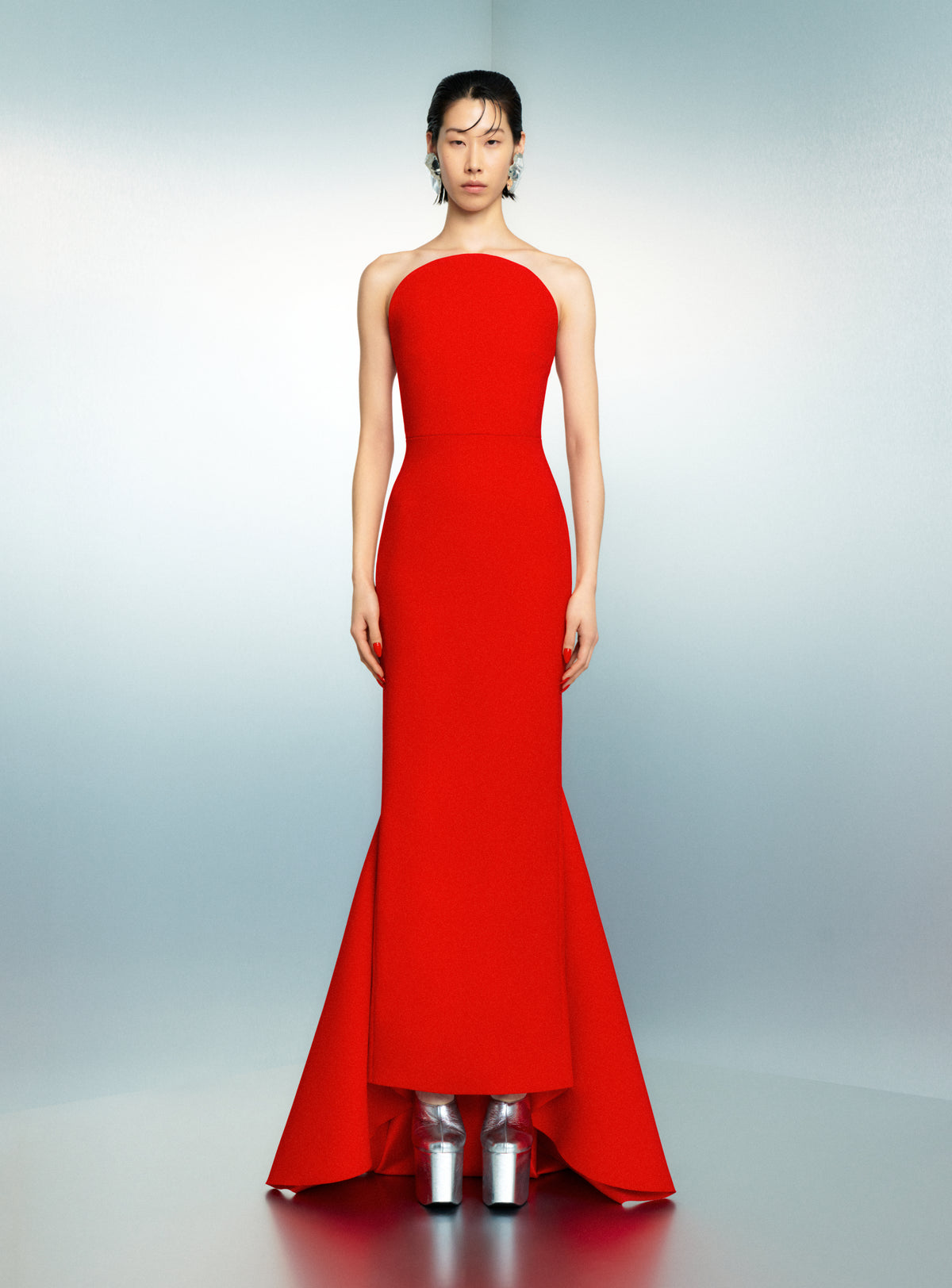 The Citra Maxi Dress in Red