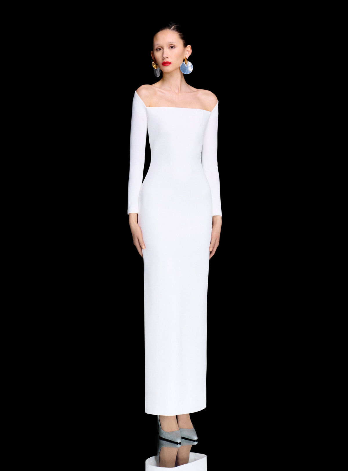 The Lolita Maxi Dress in Cream