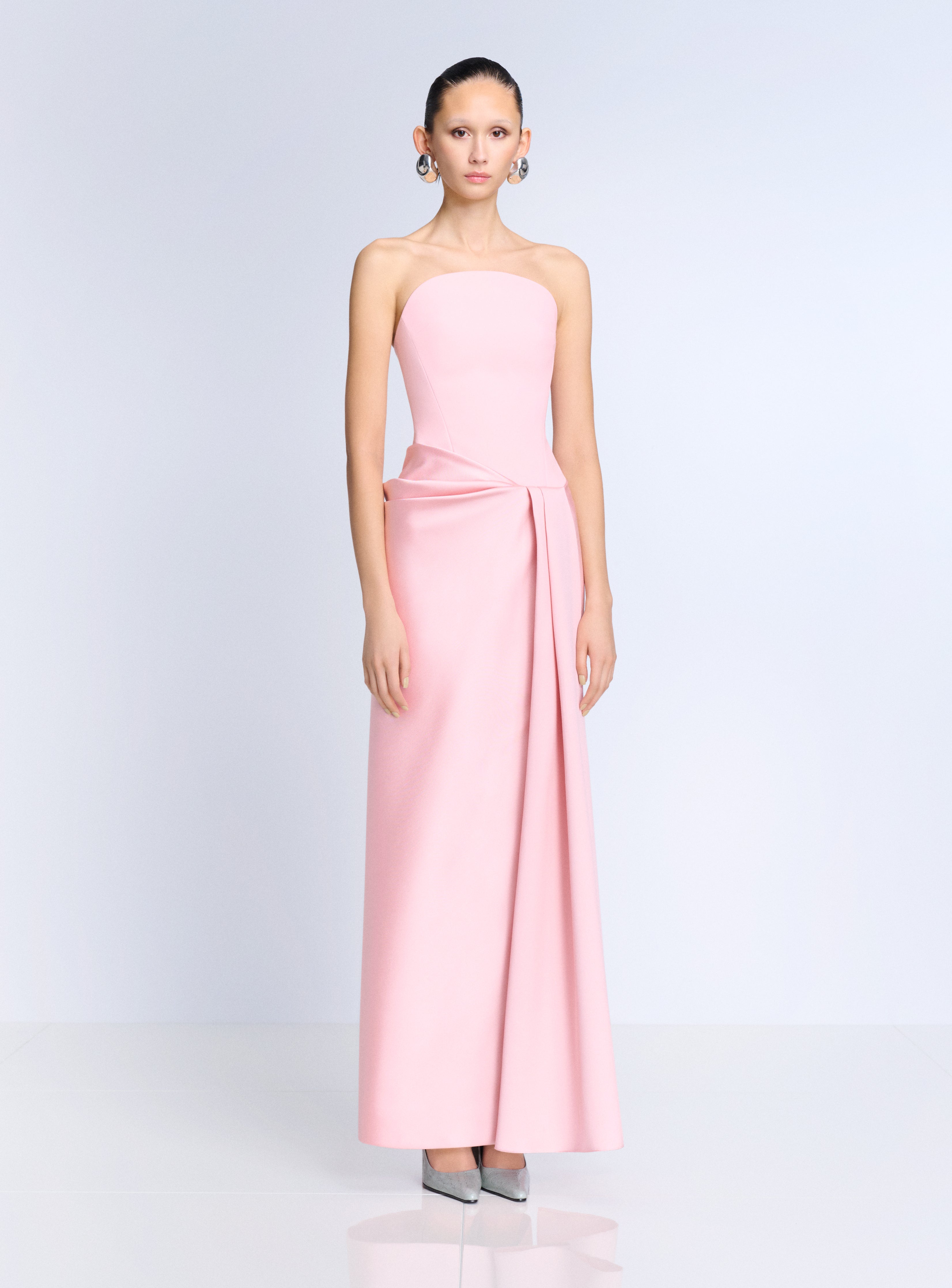 The Seri Maxi Dress in Pale Pink