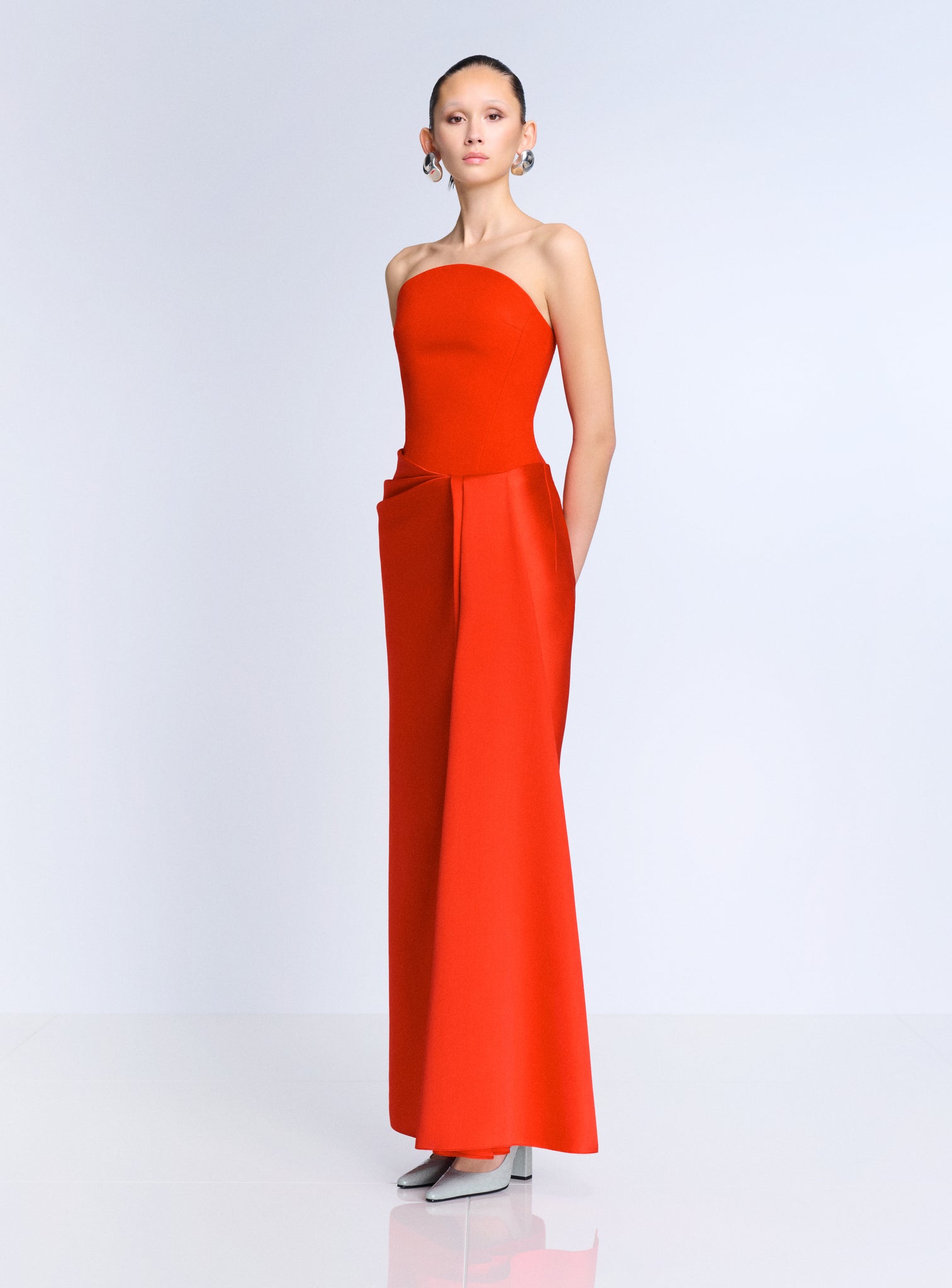 formal dresses in la Femme Size:2X (Size 18-20) formal crisscross open back gown Sage are the color Plus Size Blue Dresses