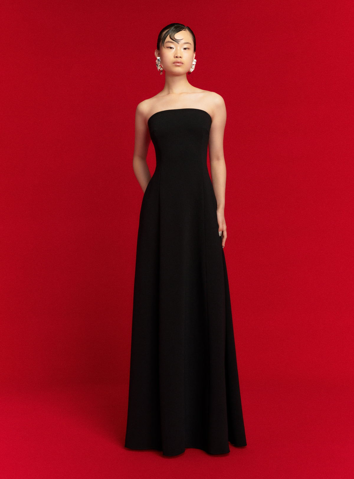 The Helena Maxi Dress in Black