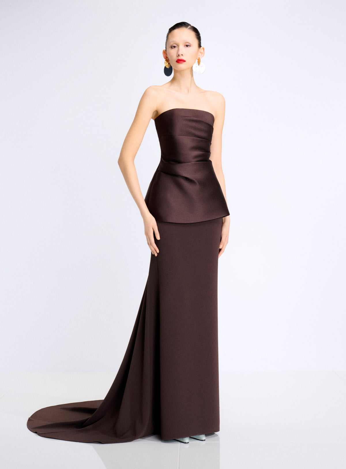 The Alia Maxi Dress in Chesnut
