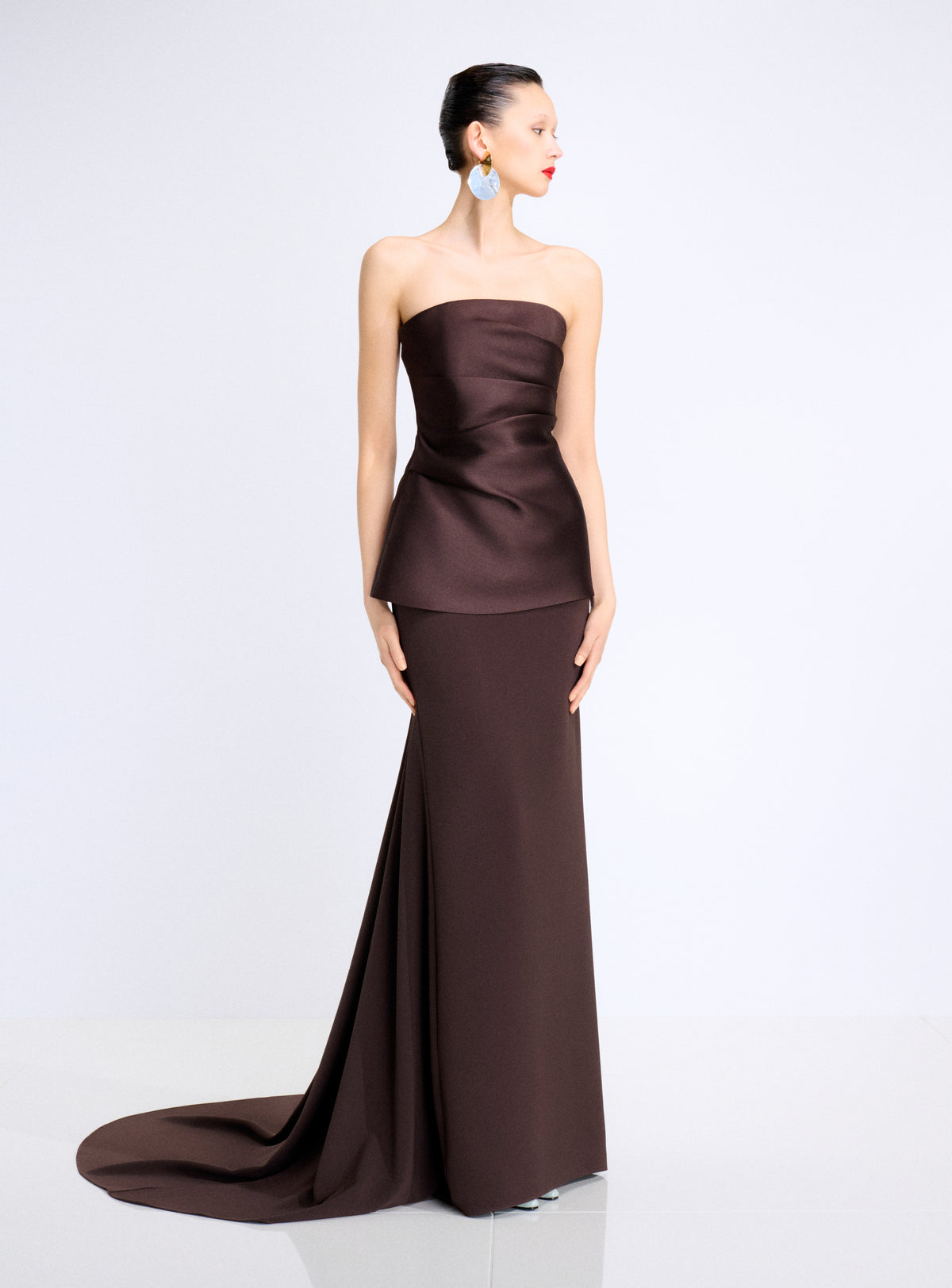 The Alia Maxi Dress in Chesnut