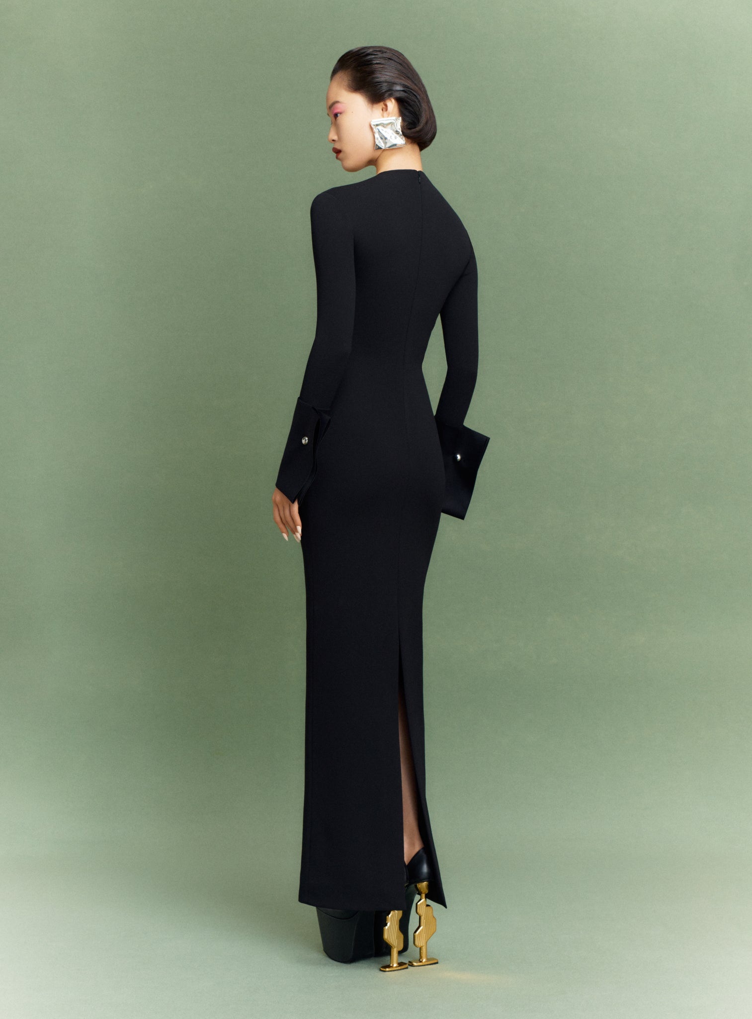 The Chloe Maxi Dress in Black