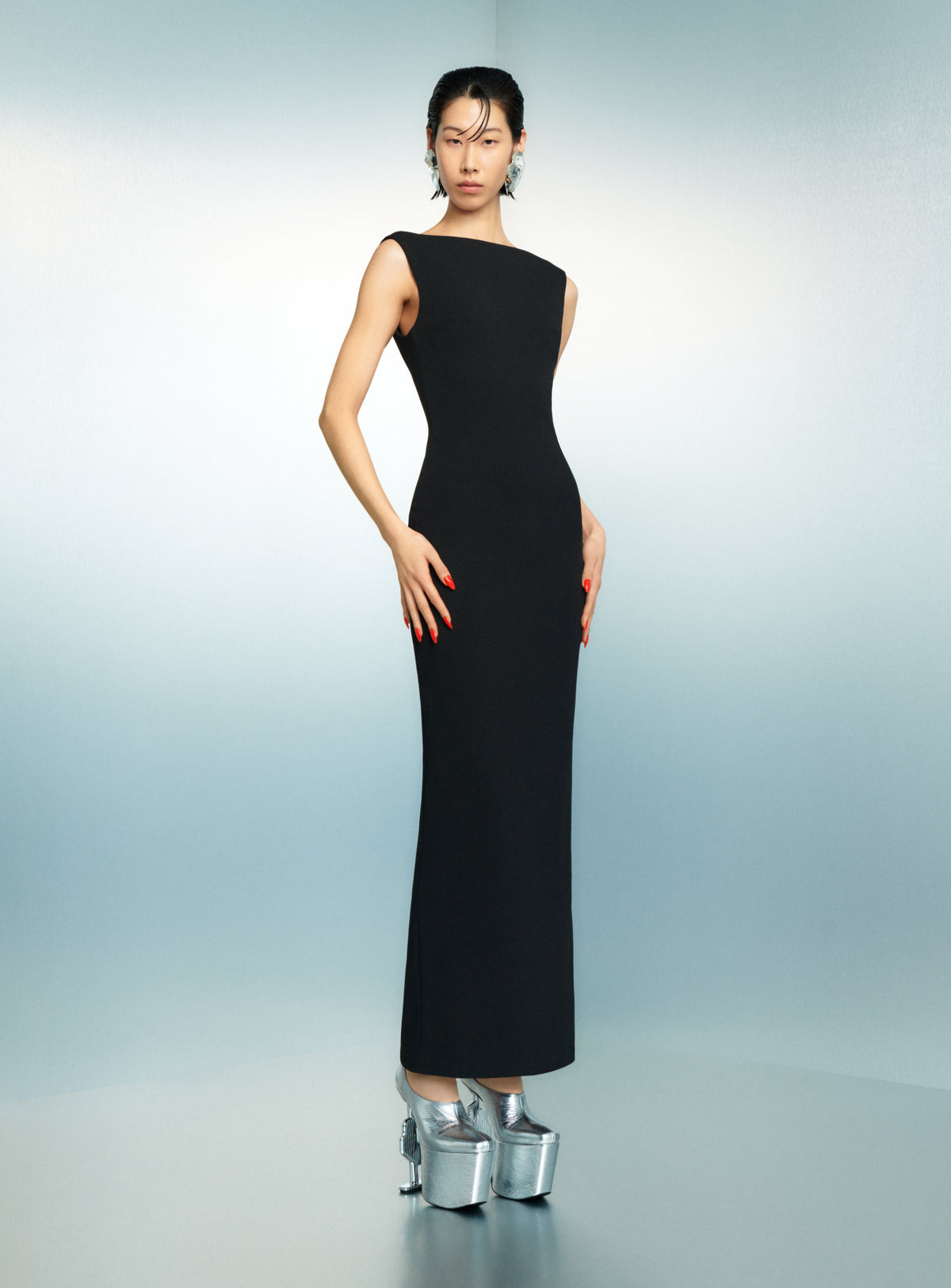 The Imogen Maxi Dress in Black