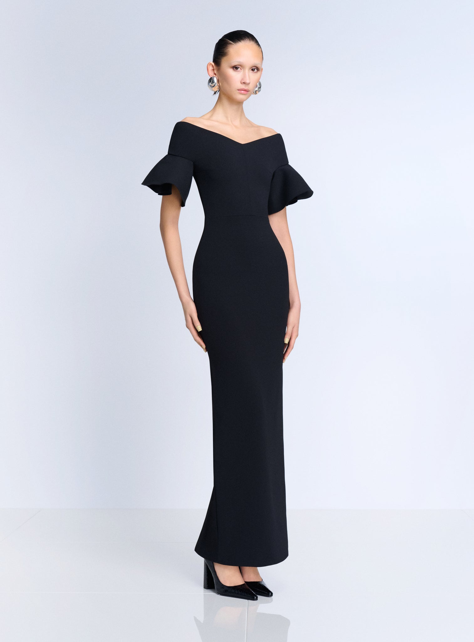 solace london dresses The Renee Midaxi Dress in Oyster In a candy Solace London-Alexis Masi Dress-Dresses