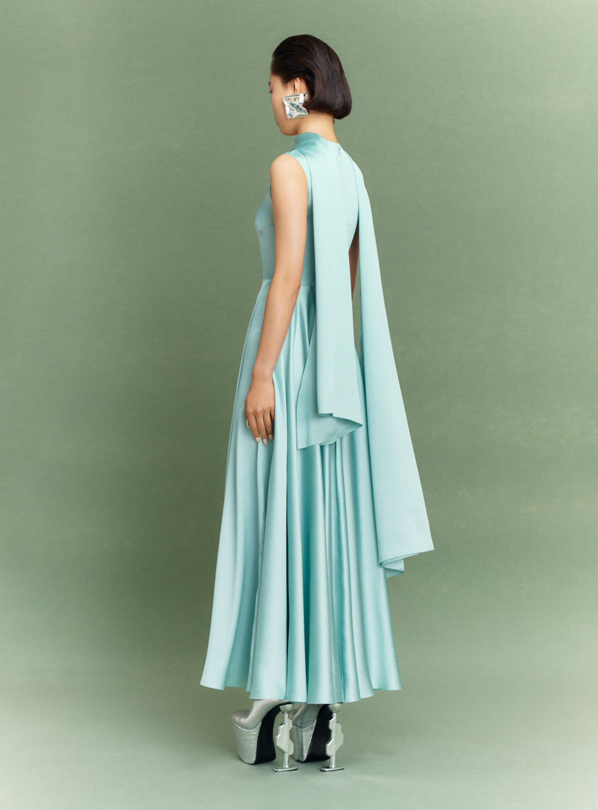 The Emelia Maxi Dress in Opal