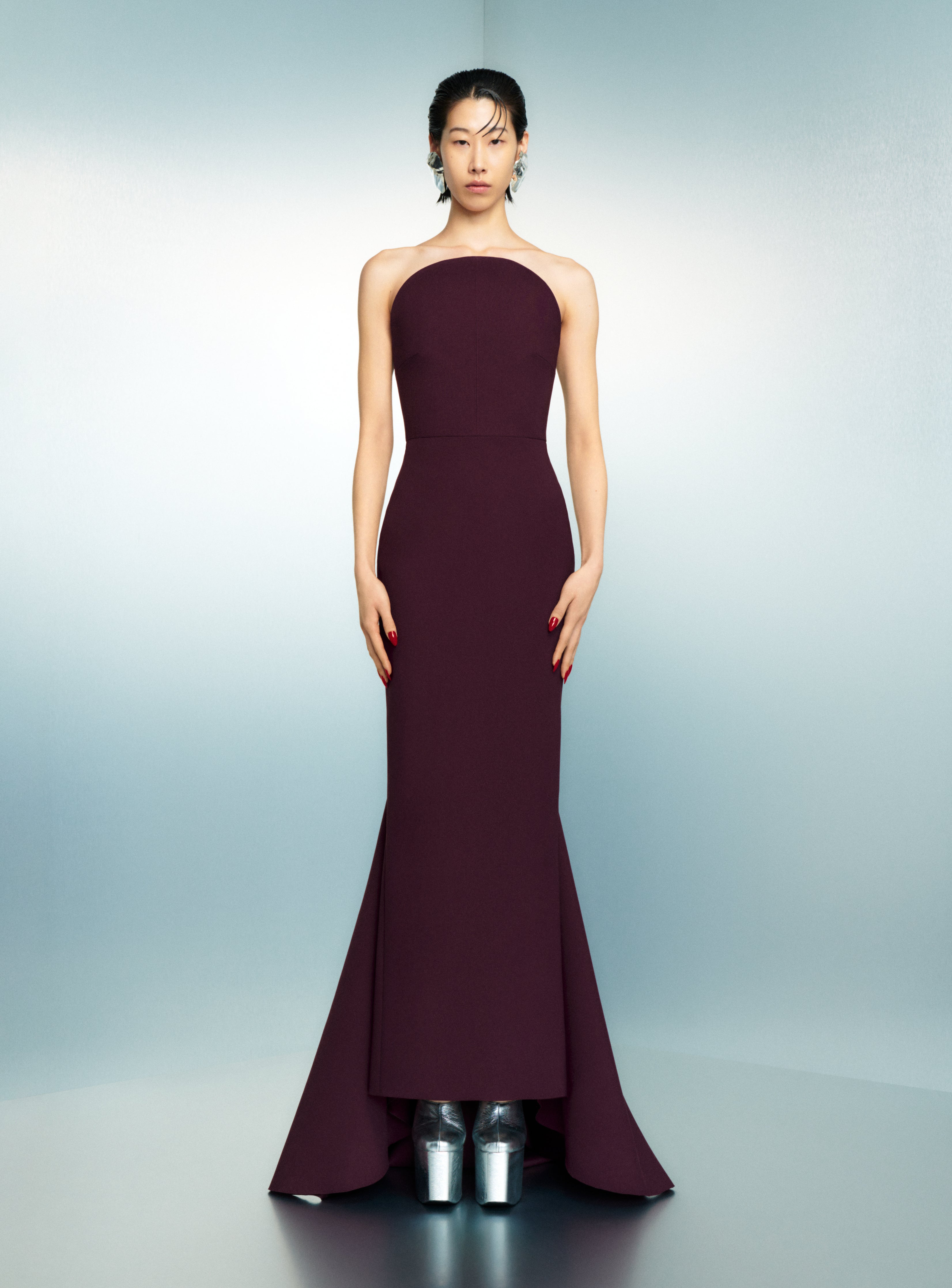 The Citra Maxi Dress in Raisin