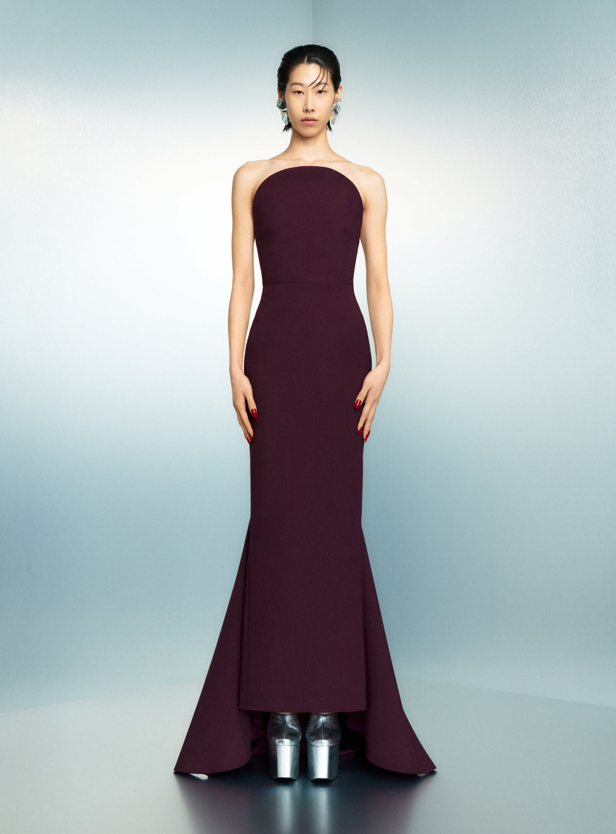 The Citra Maxi Dress in Raisin