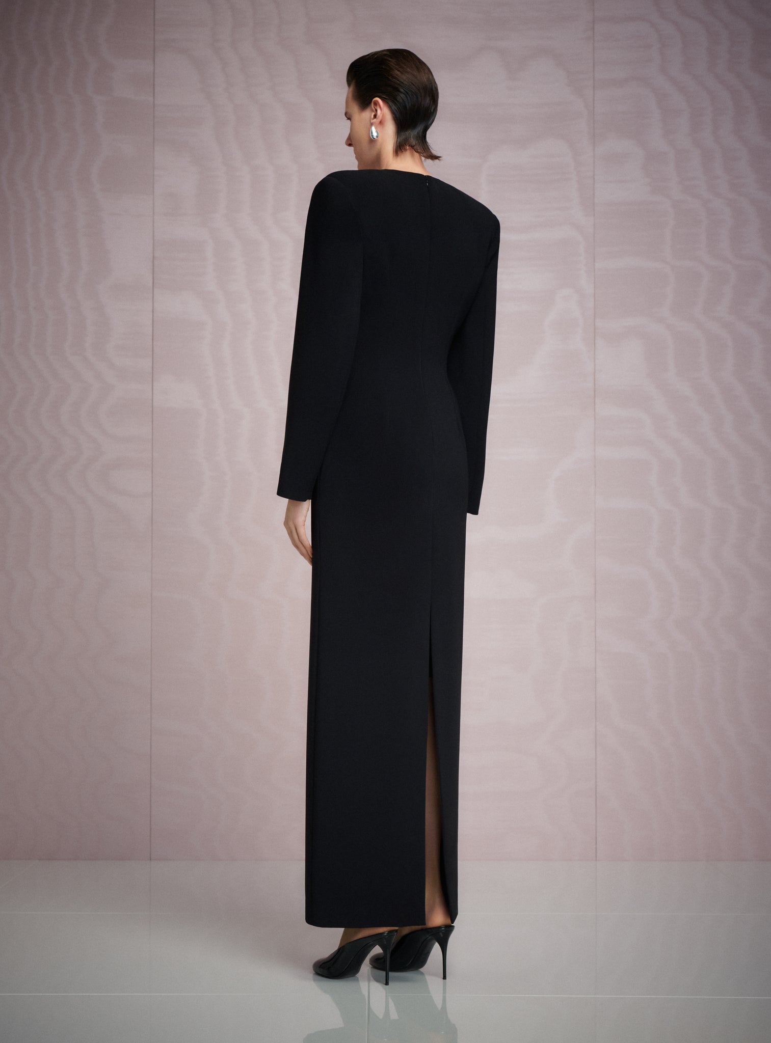 The Deacon Maxi Dress in Black