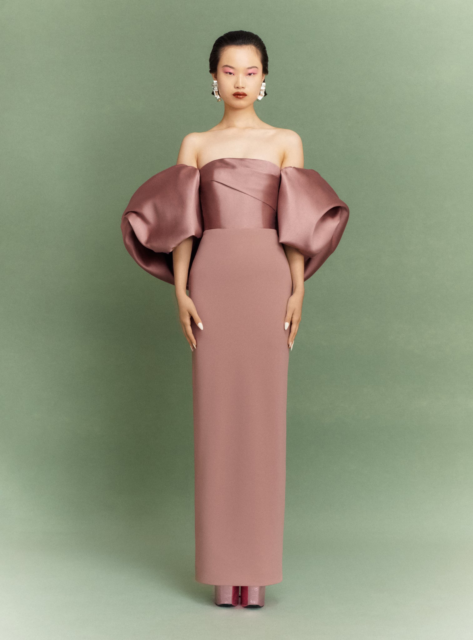 The Floris Maxi Dress in Cocoa