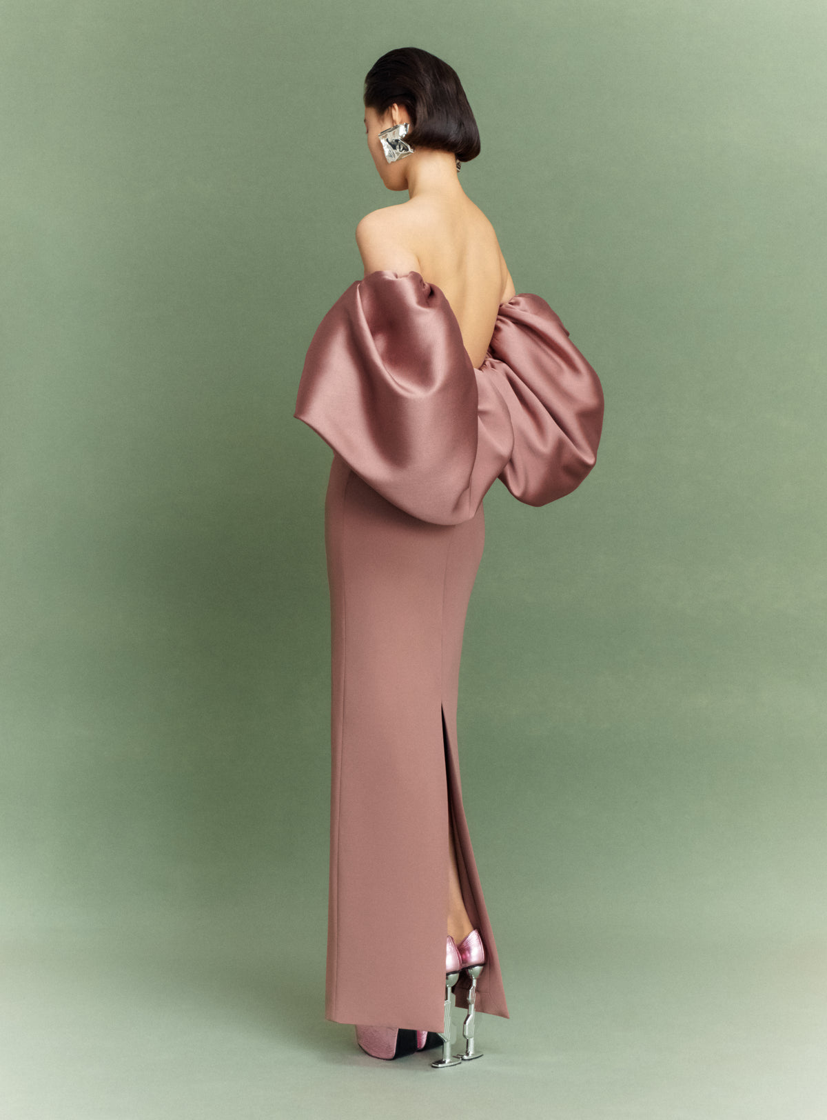 The Floris Maxi Dress in Cocoa