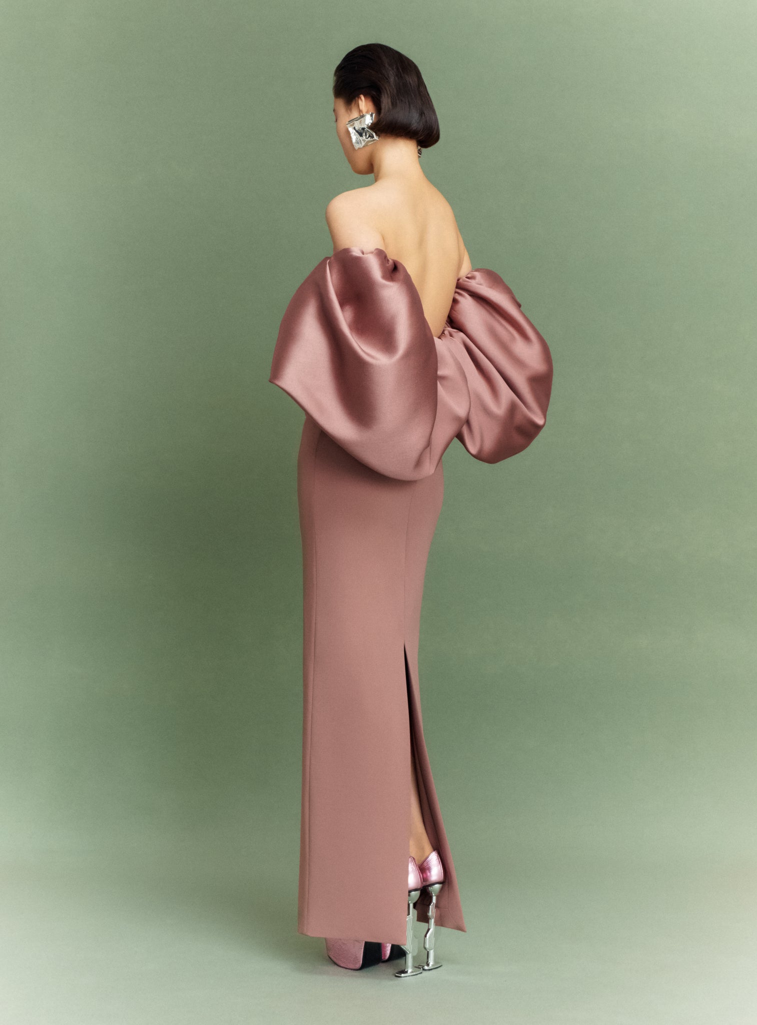 The Floris Maxi Dress in Cocoa