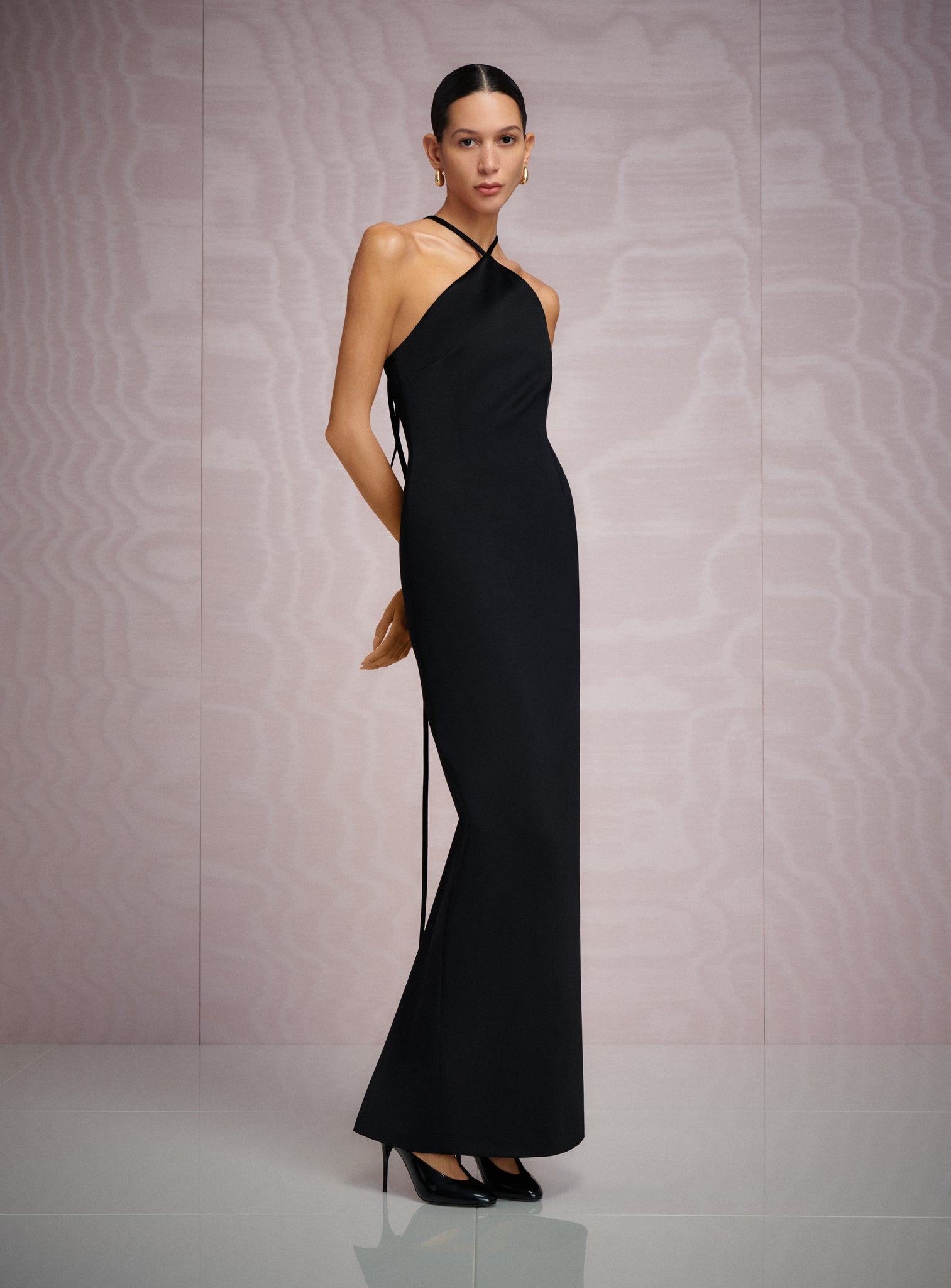 The Fern Maxi Dress in Black