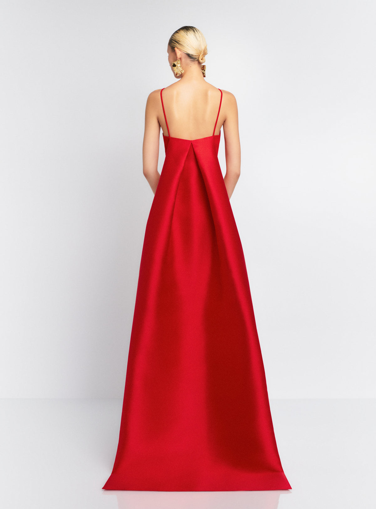 The Ulla Maxi Dress in Red