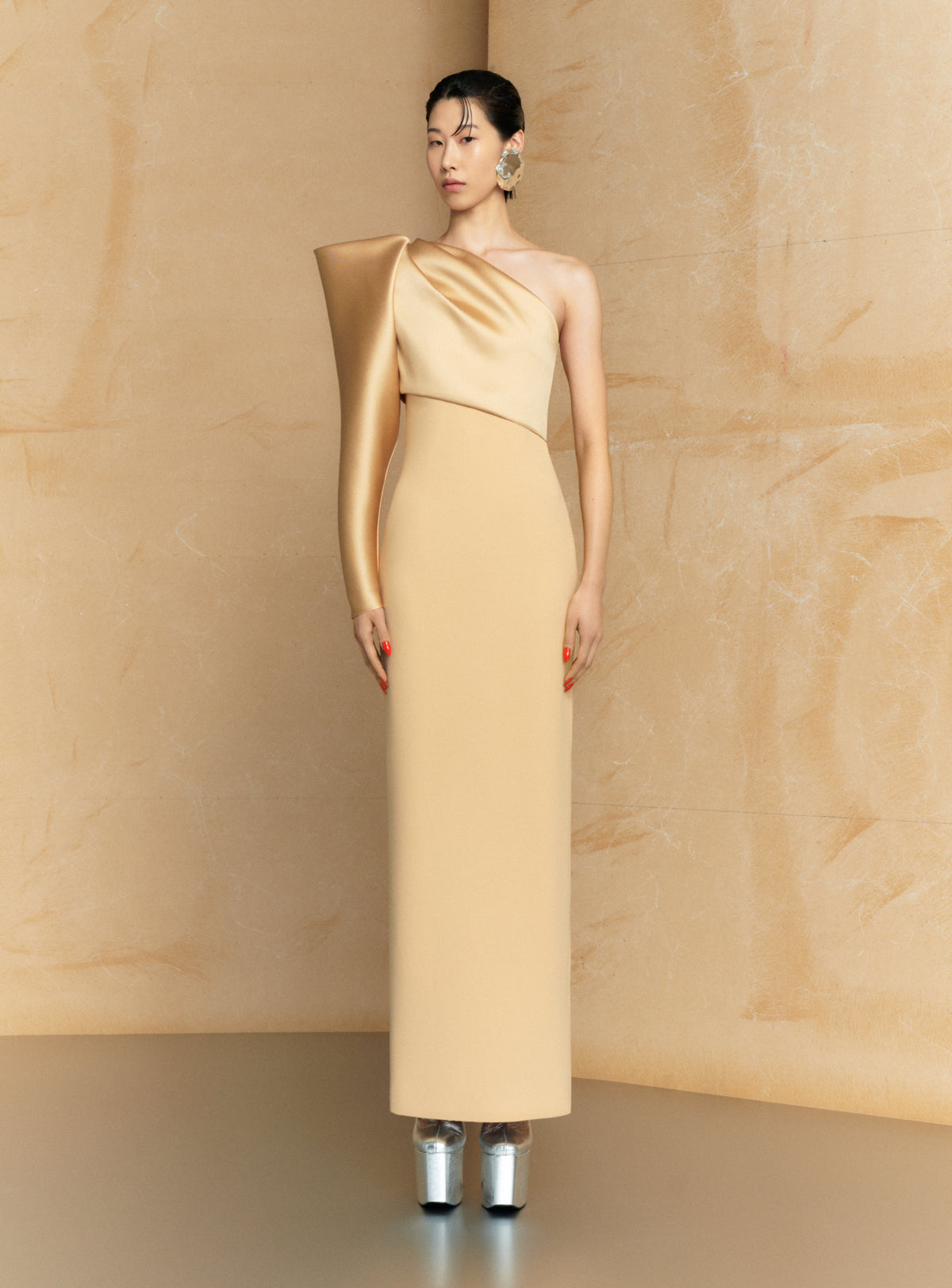 The Tally Maxi Dress in Caramel