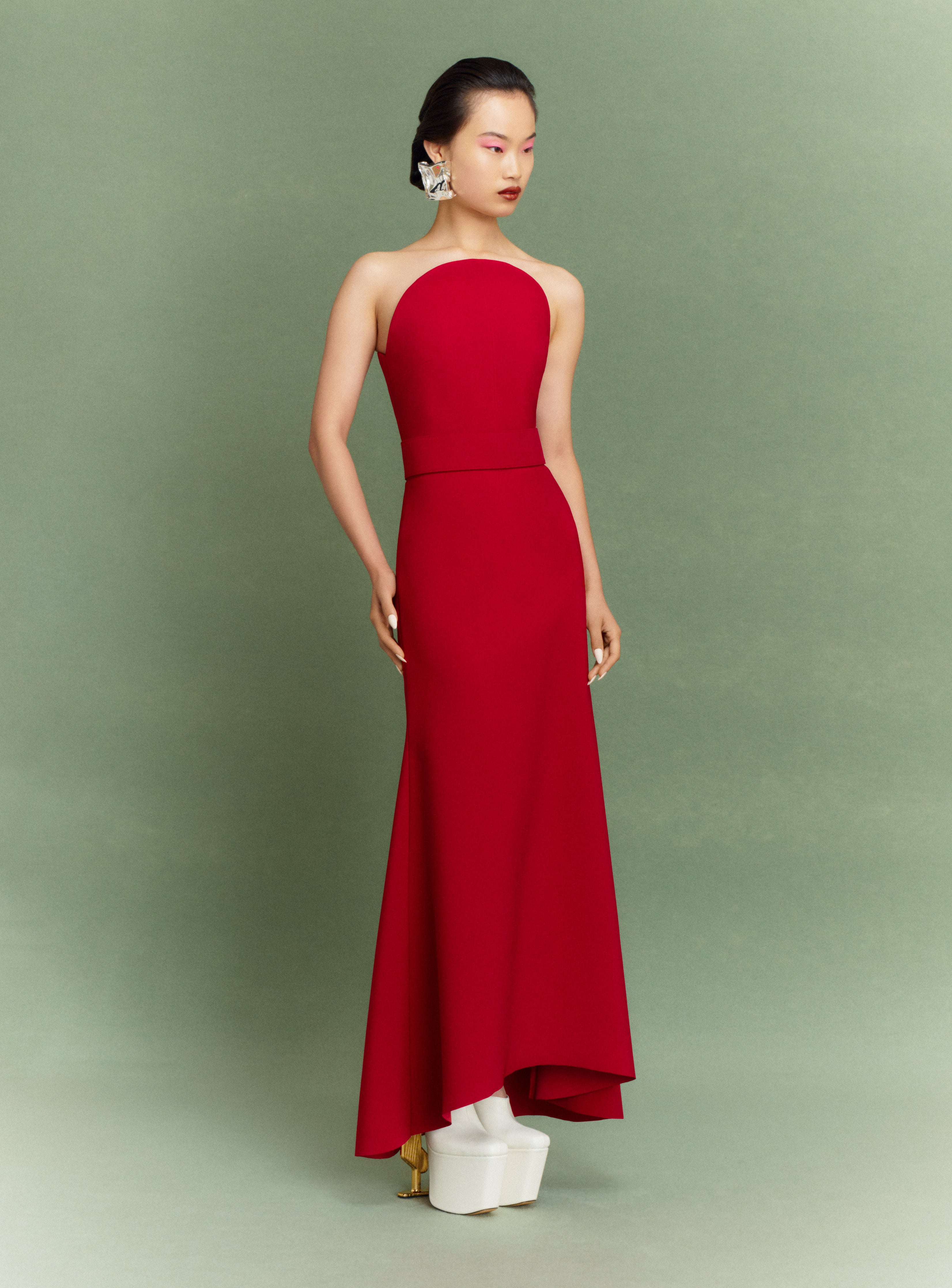 The Ember Maxi Dress in Ruby – Solace London