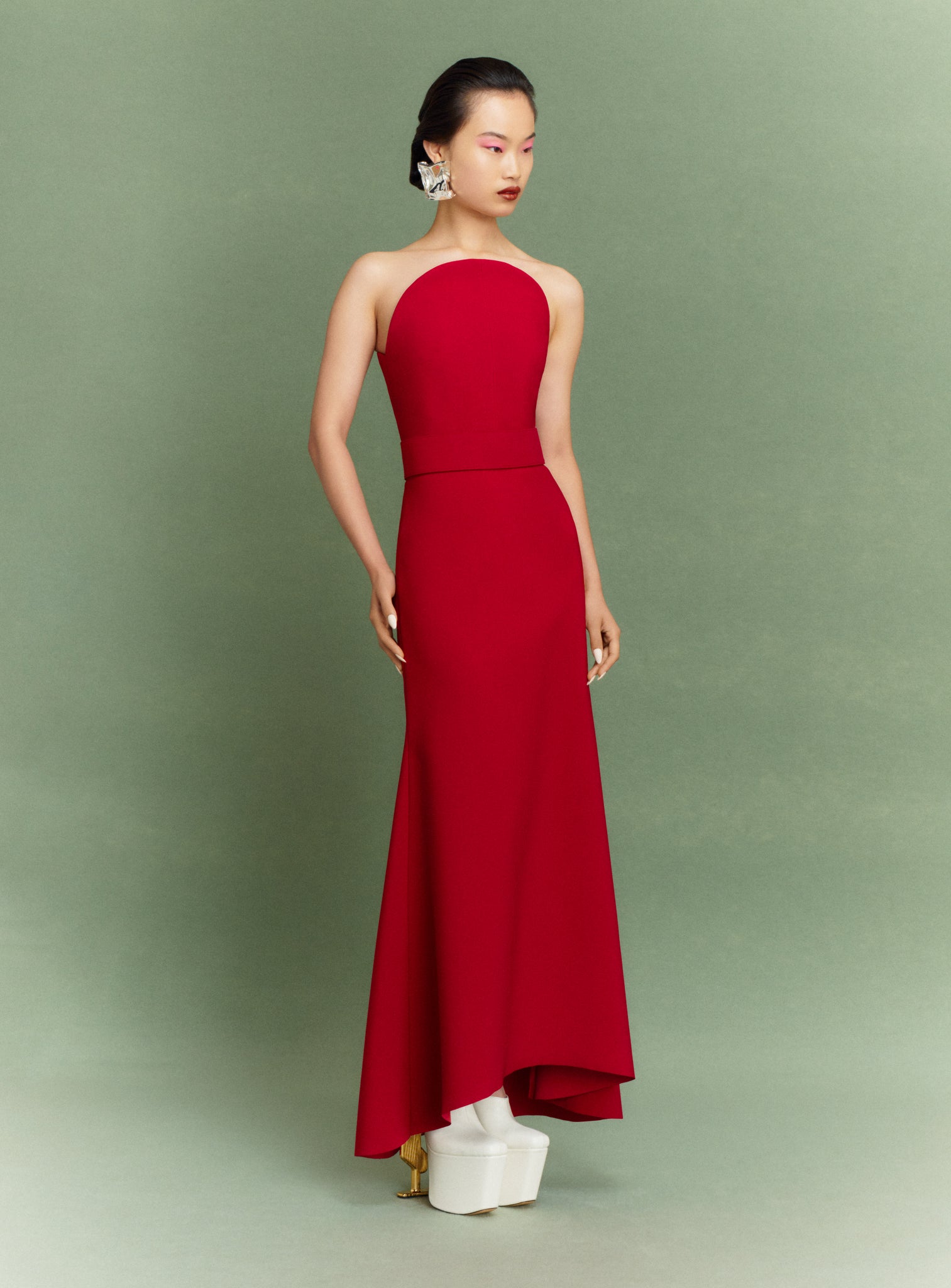 The Cielo Maxi Dress in Crimson Red Solace London The Cielo Maxi Dress in Crimson Red Solace London