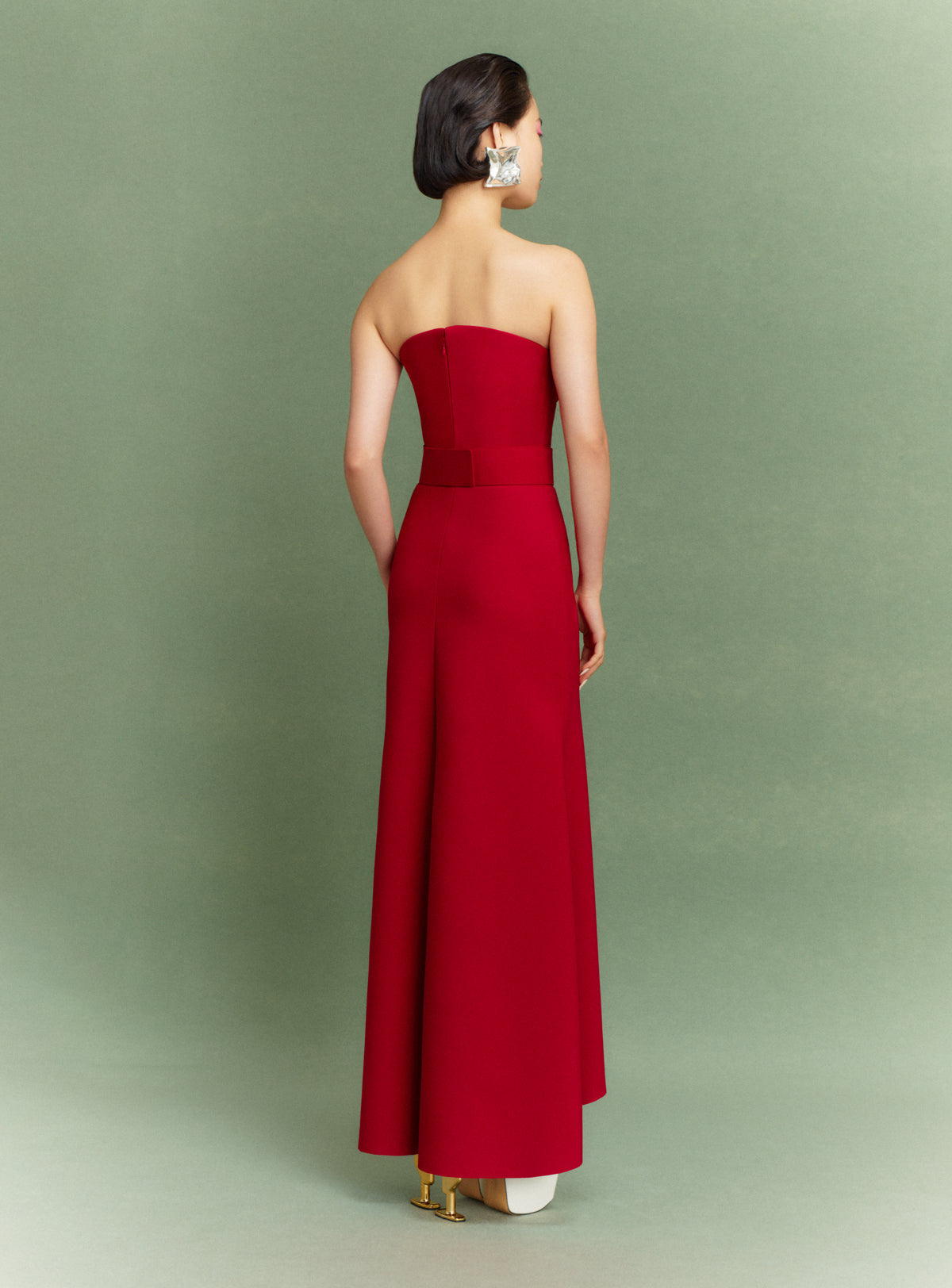 The Ember Maxi Dress in Ruby