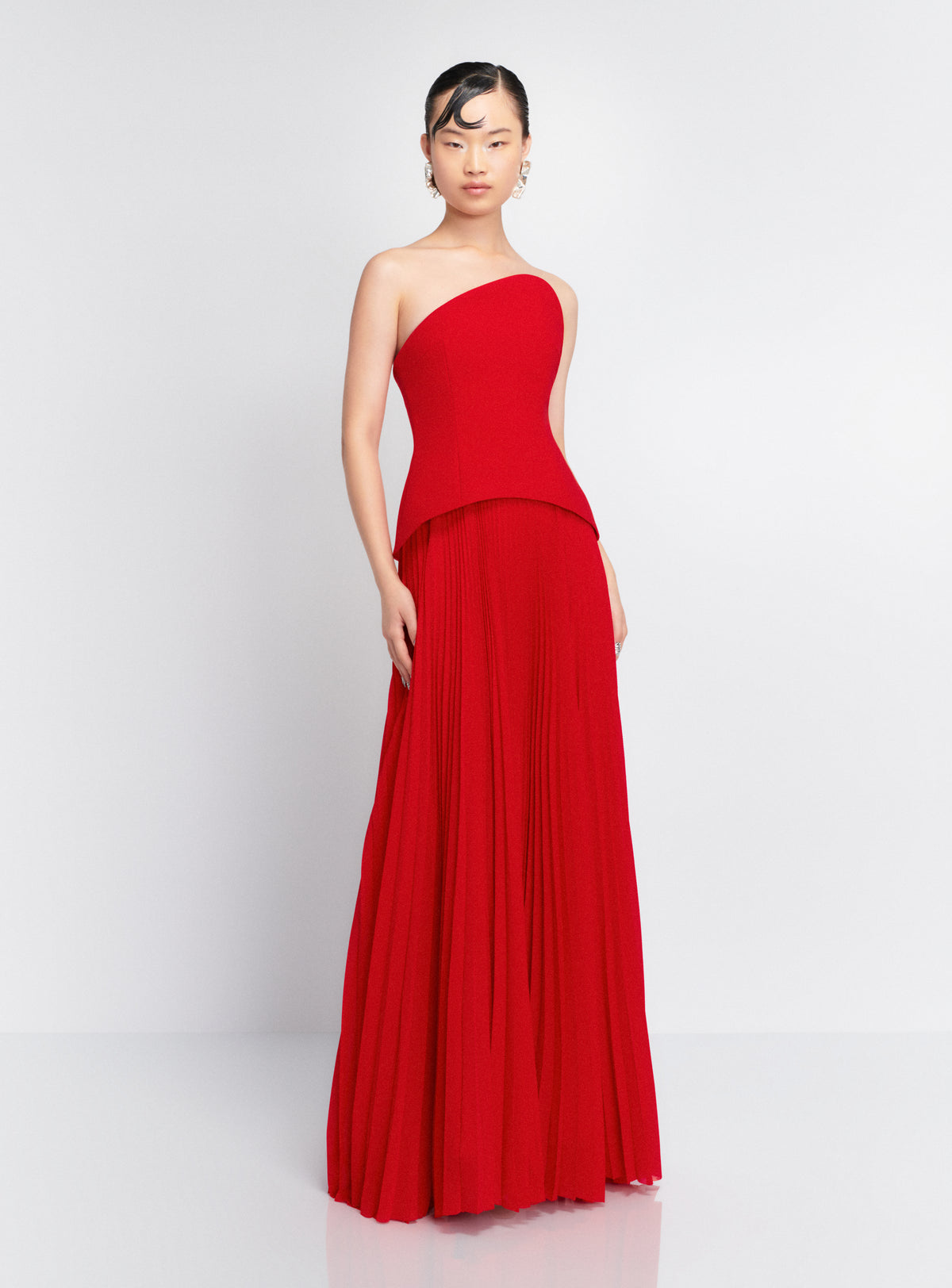 The Britt Maxi Dress in Red