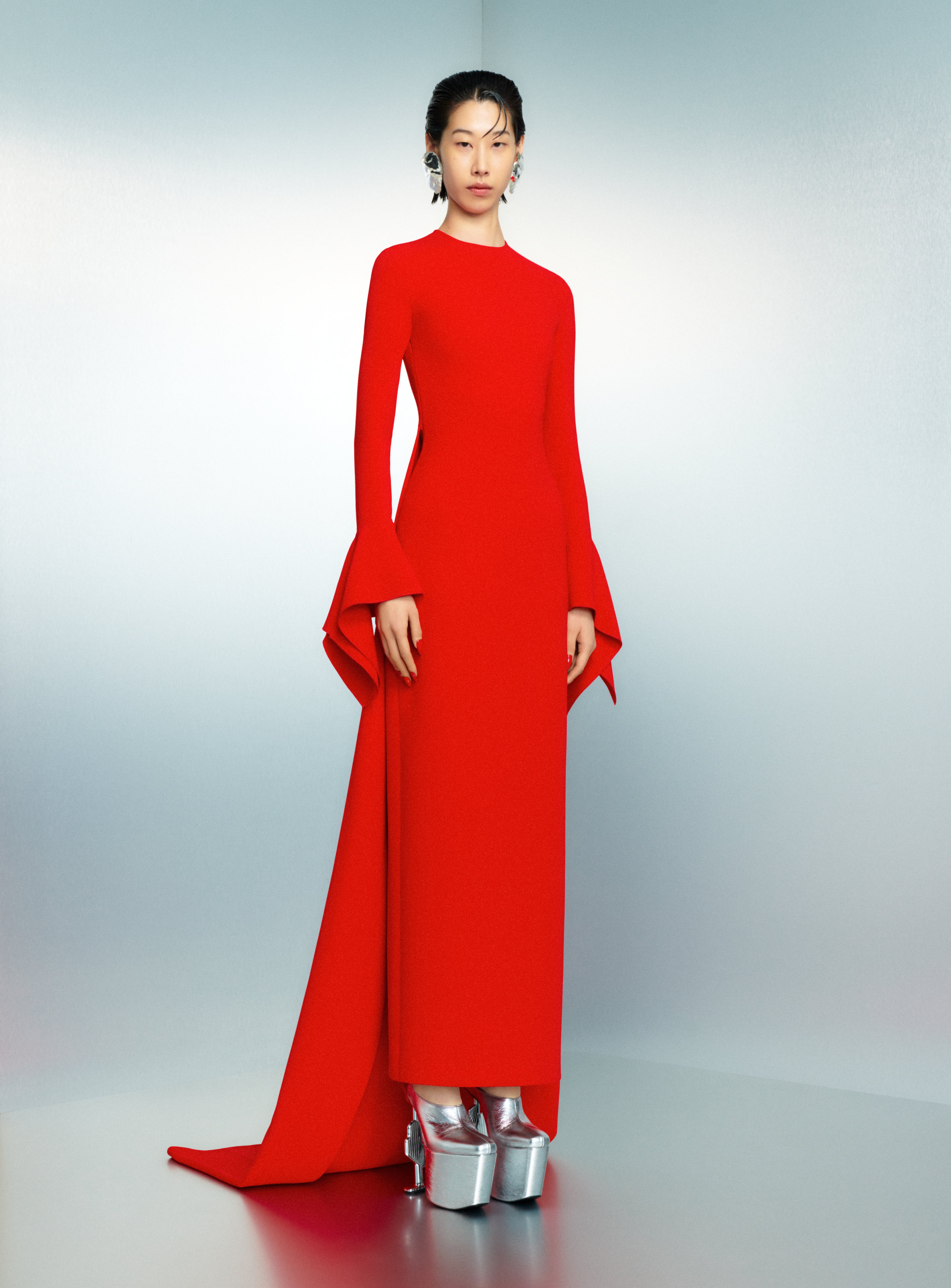 The Blake Maxi Dress in Red