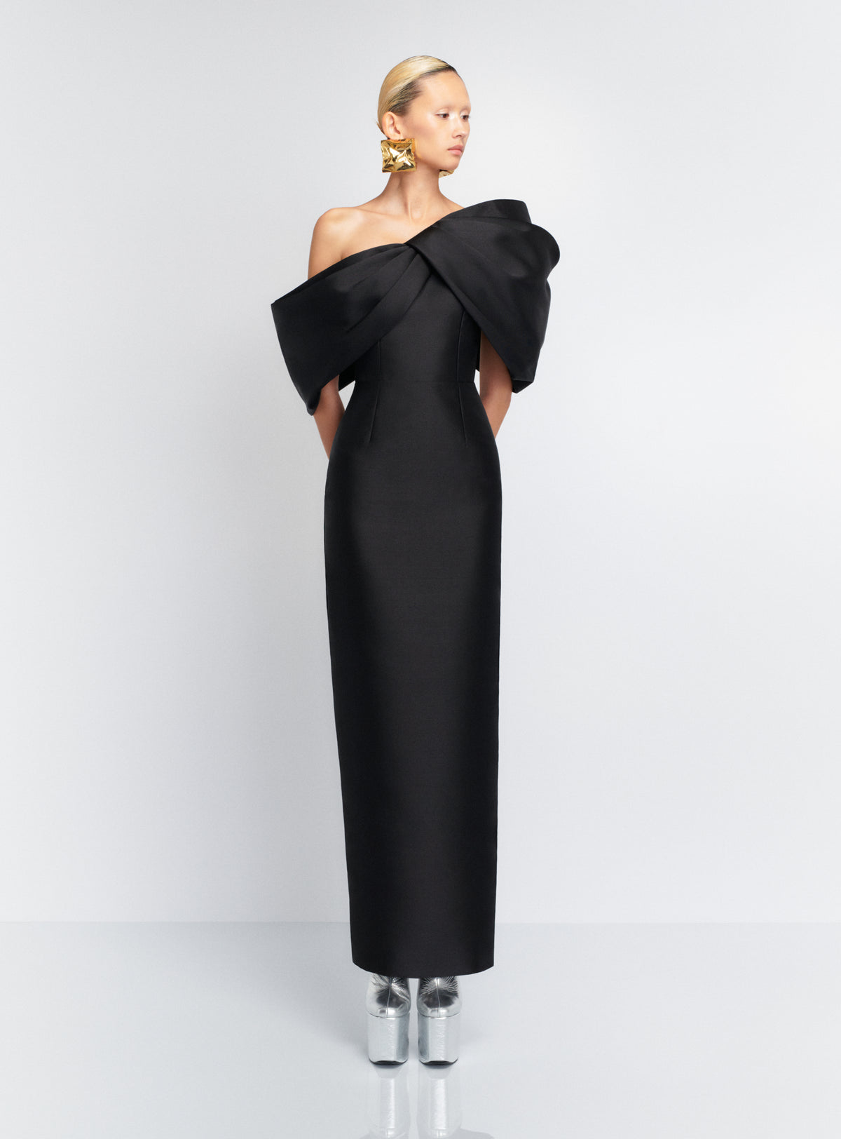 The Davina Maxi Dress in Black