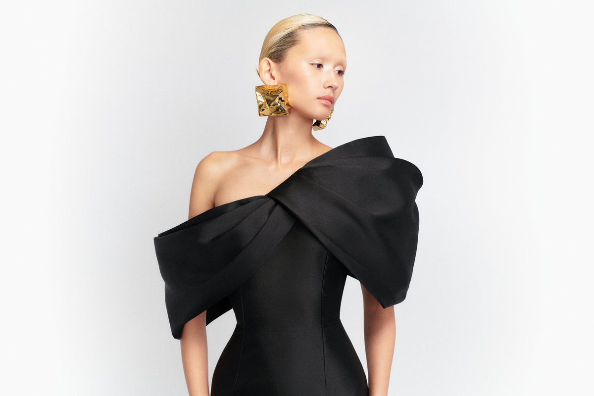 The Davina Maxi Dress in Black