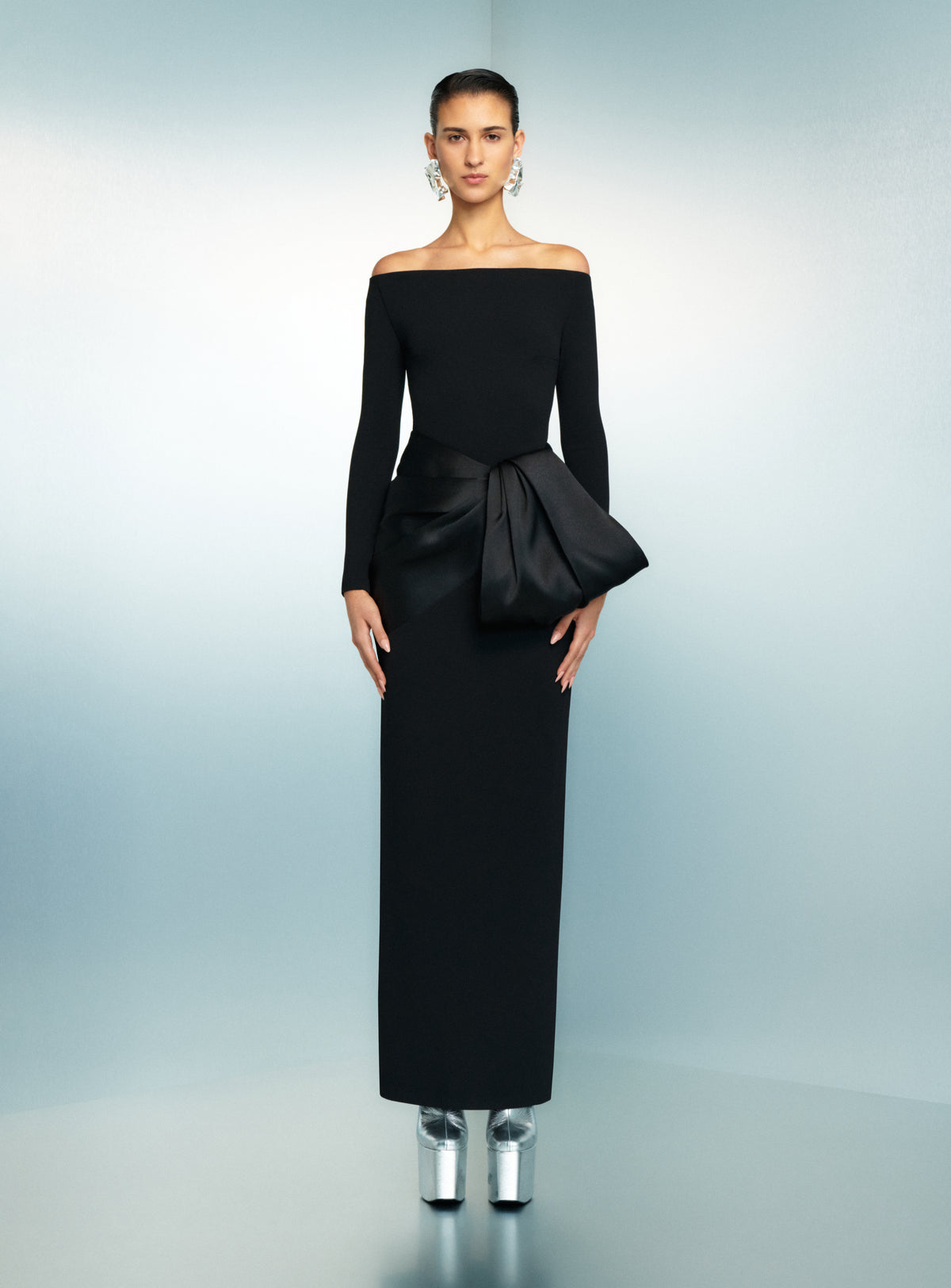 The Kori Maxi Dress in Black