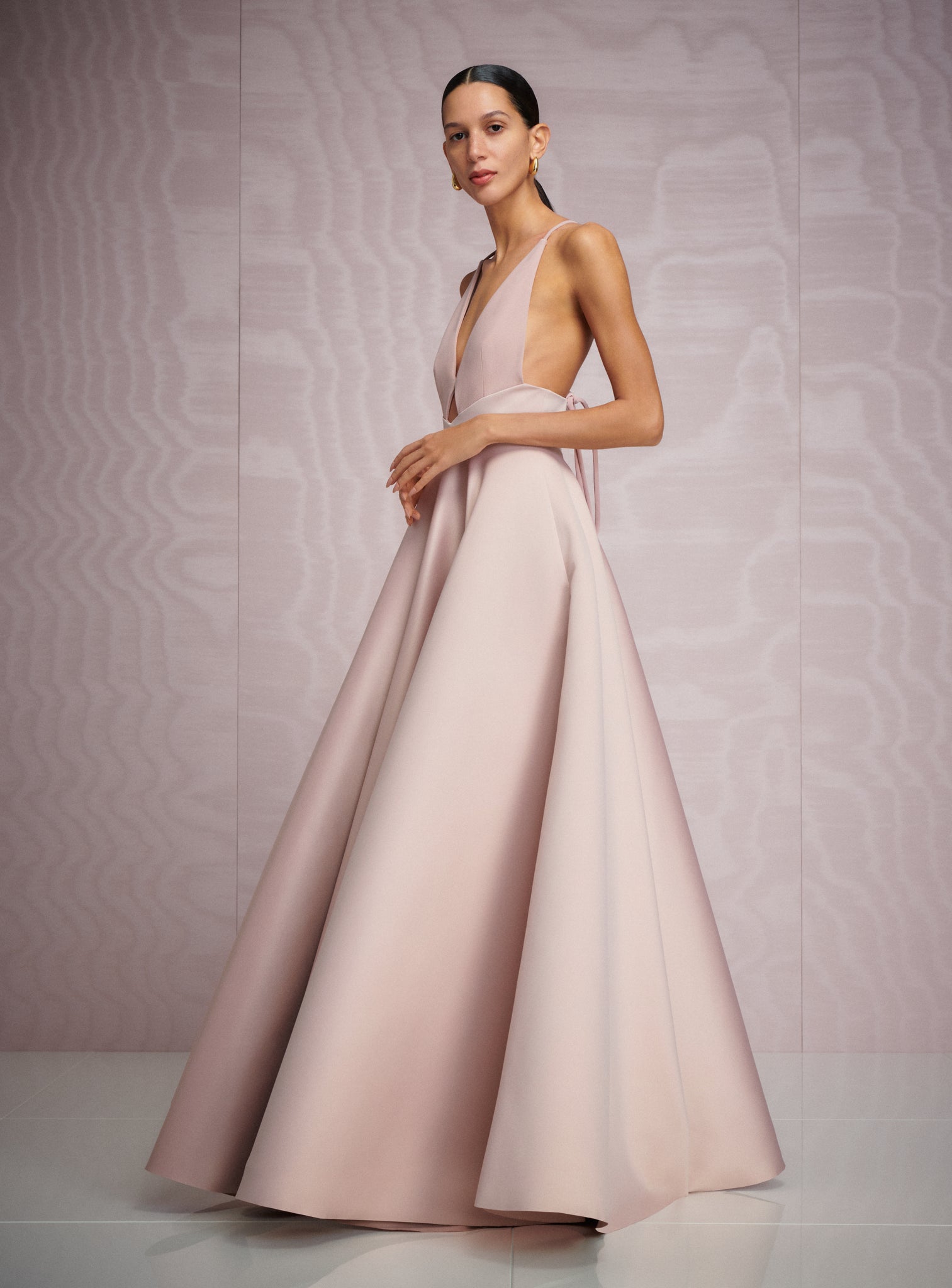 The Avallon Maxi Dress in Oyster