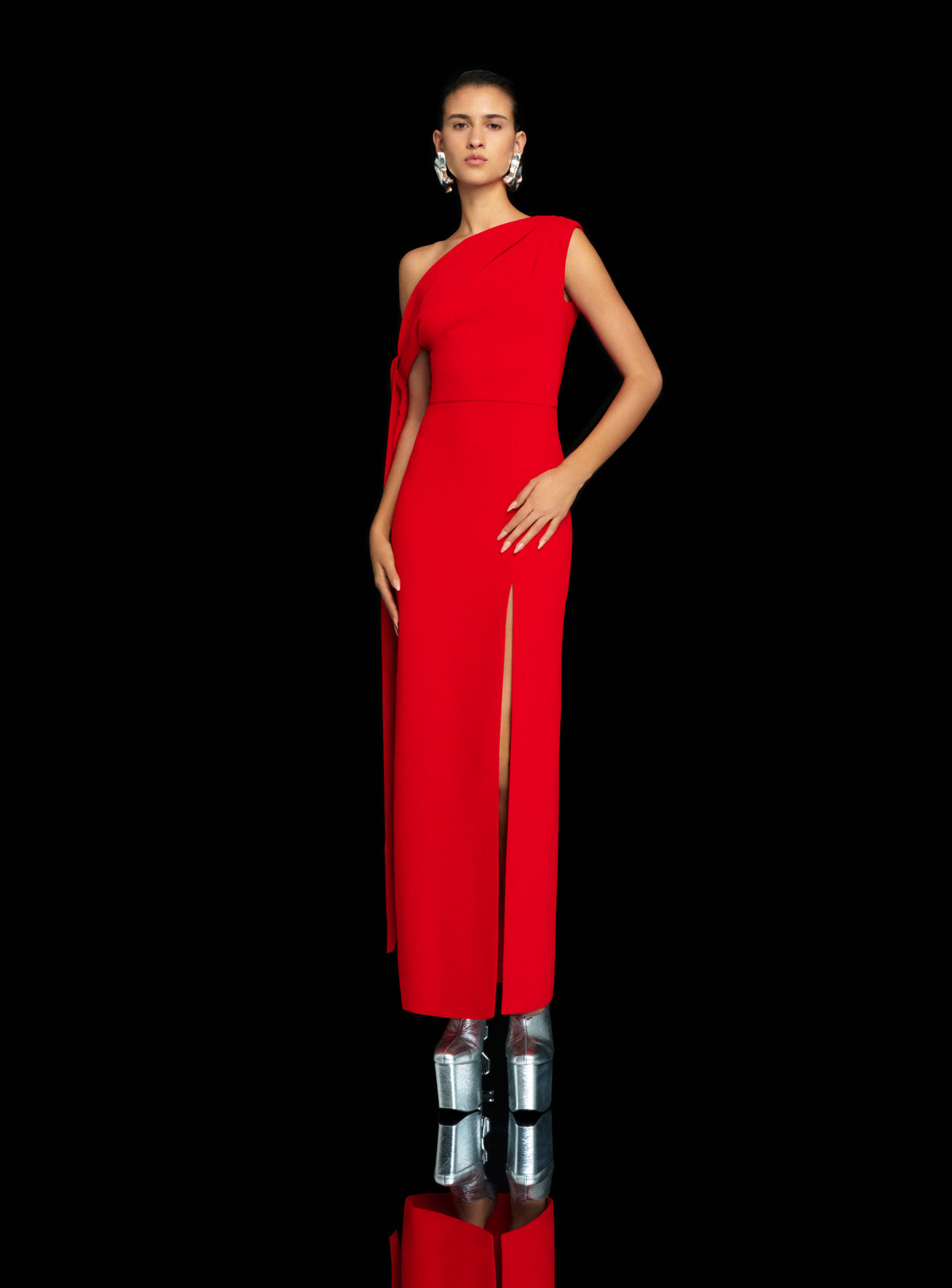 The Irina Maxi Dress in Red
