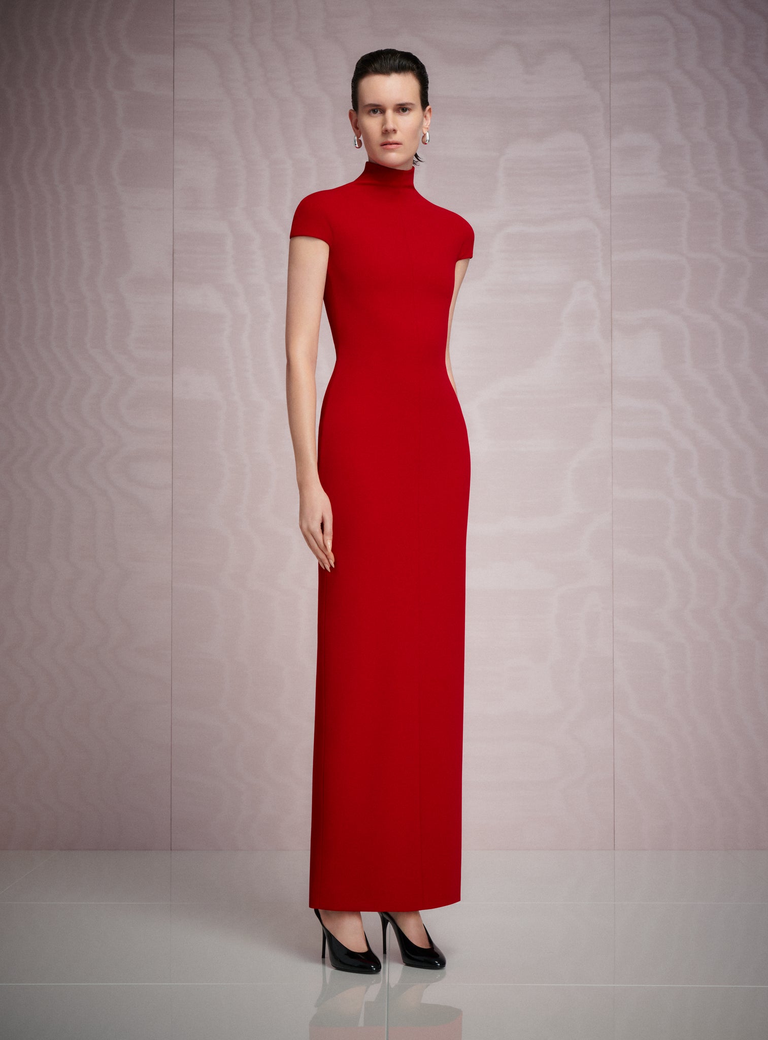 The Lang Maxi Dress in Crimson Red Solace London The Lang Maxi Dress in Crimson Red Solace London