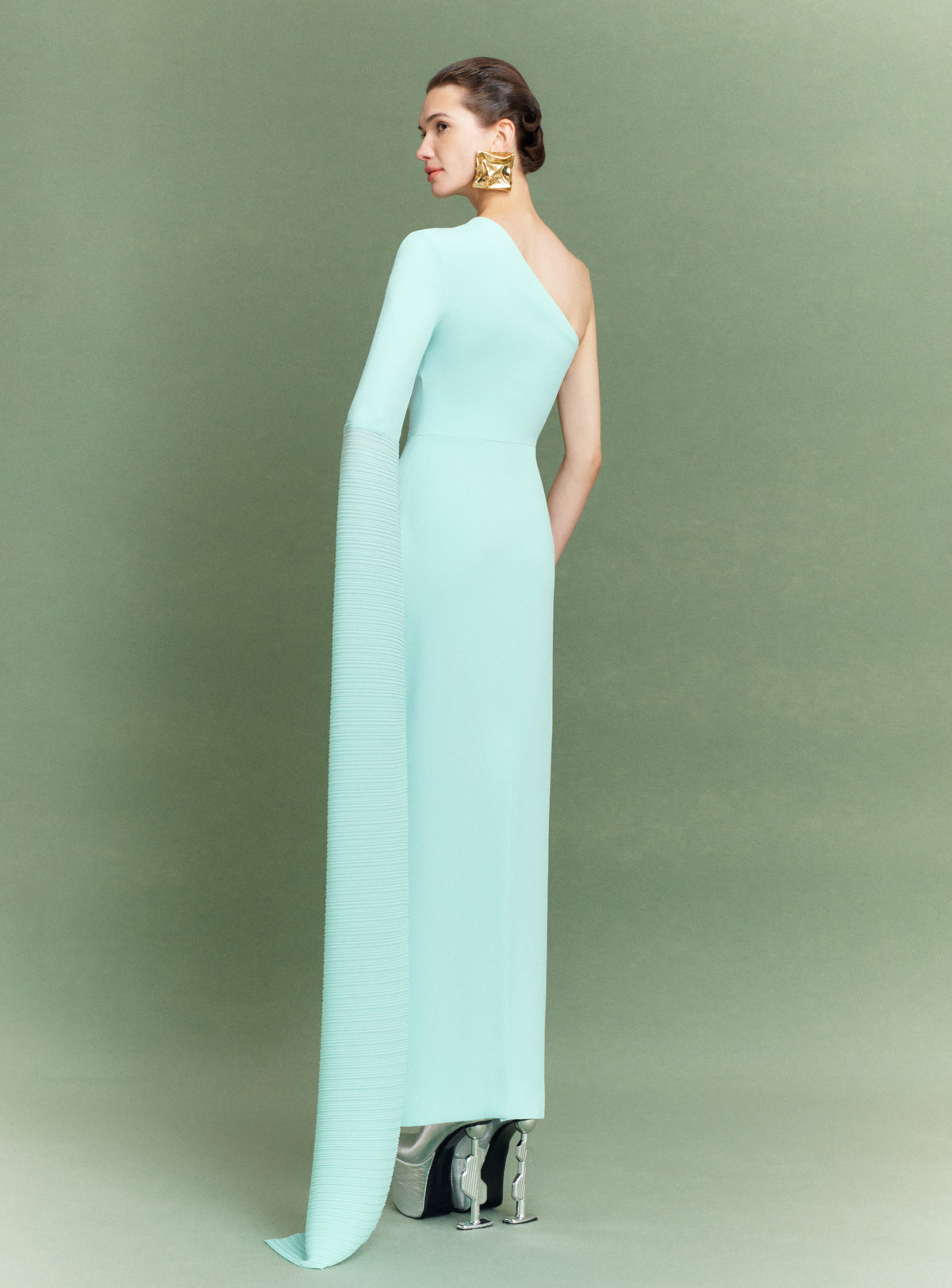 The Sylvia Maxi Dress in Opal