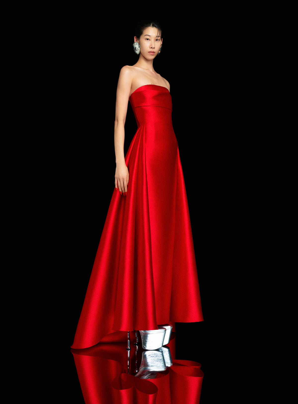 The Tiffany Maxi Dress in Red