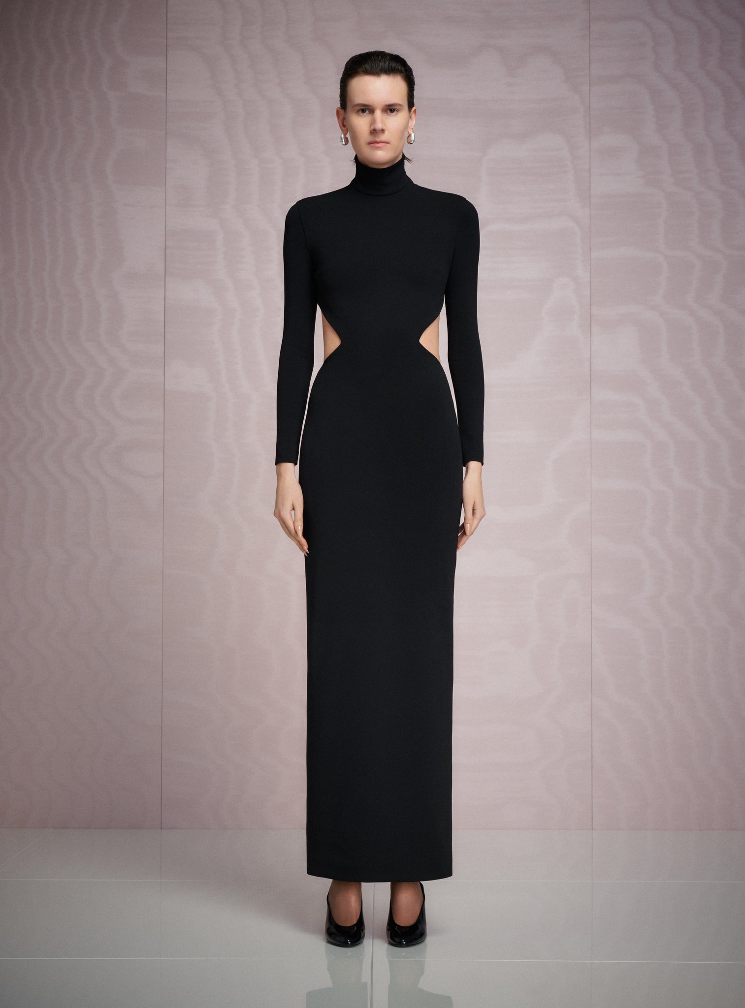 The Wilma Maxi Dress in Black