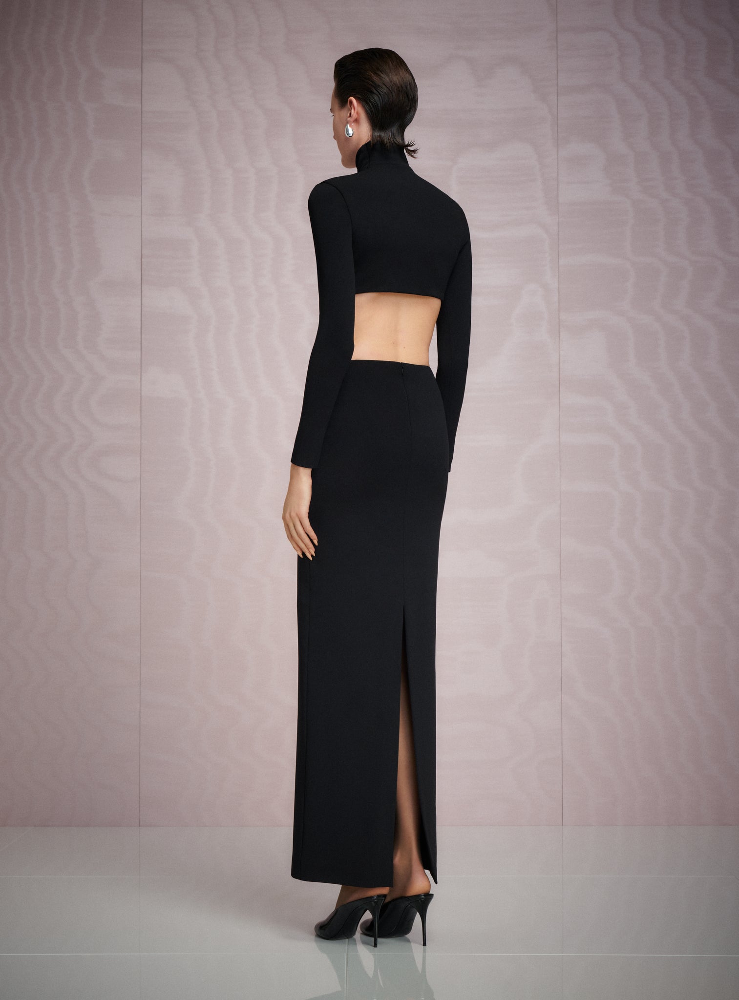 The Wilma Maxi Dress in Black