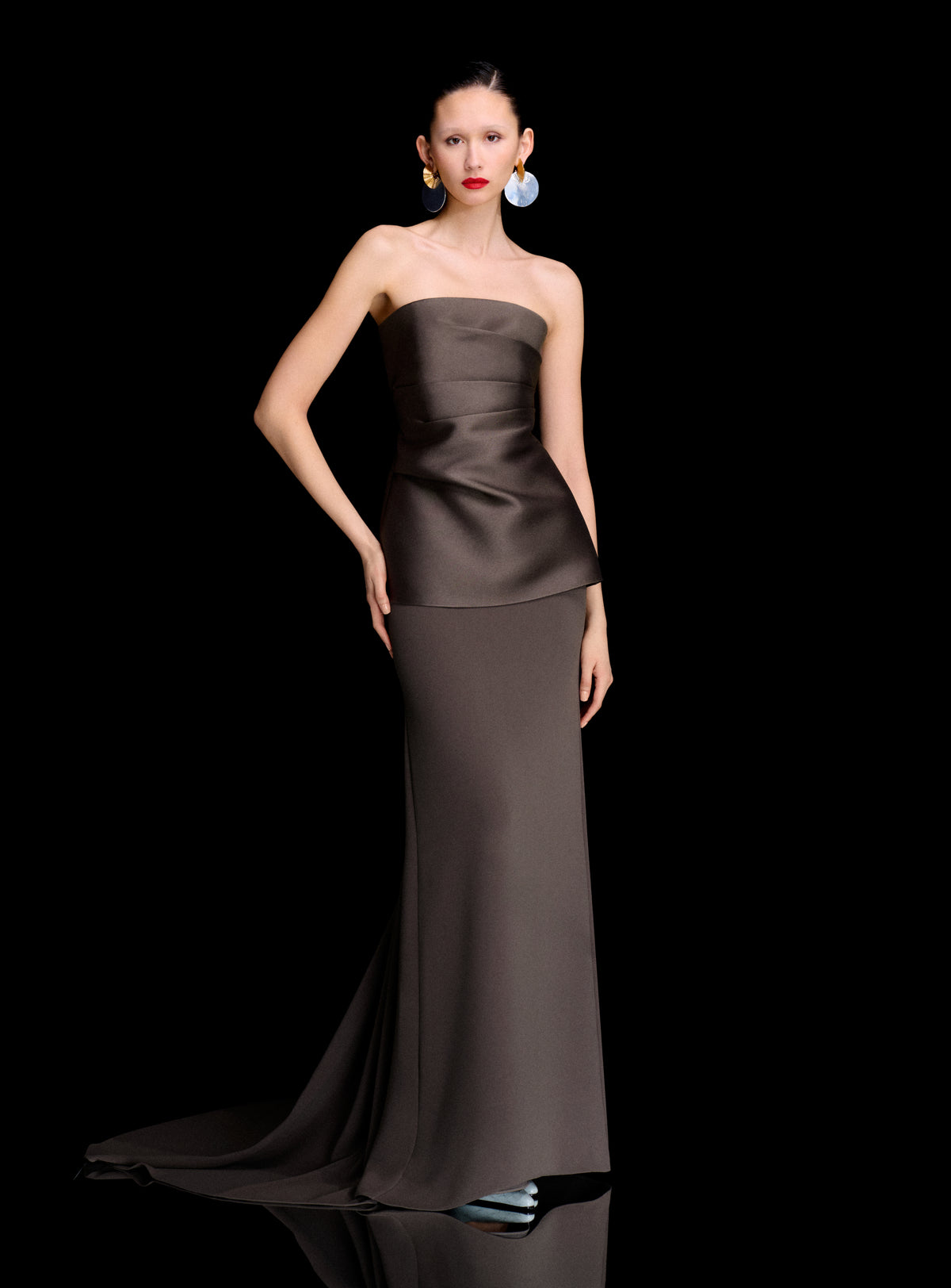 The Alia Maxi Dress in Flint