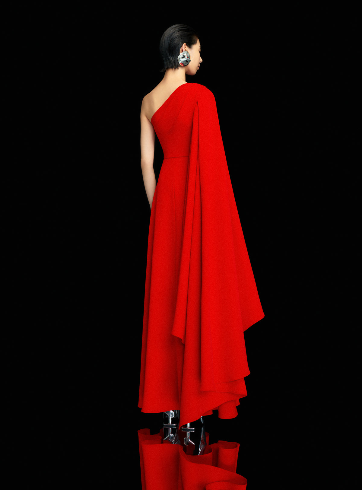 The Yazmin Maxi Dress in Red
