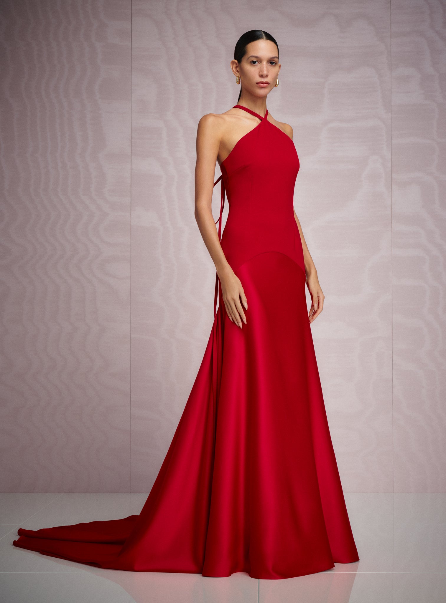 The Demi Maxi Dress in Crimson Red Solace London The Demi Maxi Dress in Crimson Red Solace London