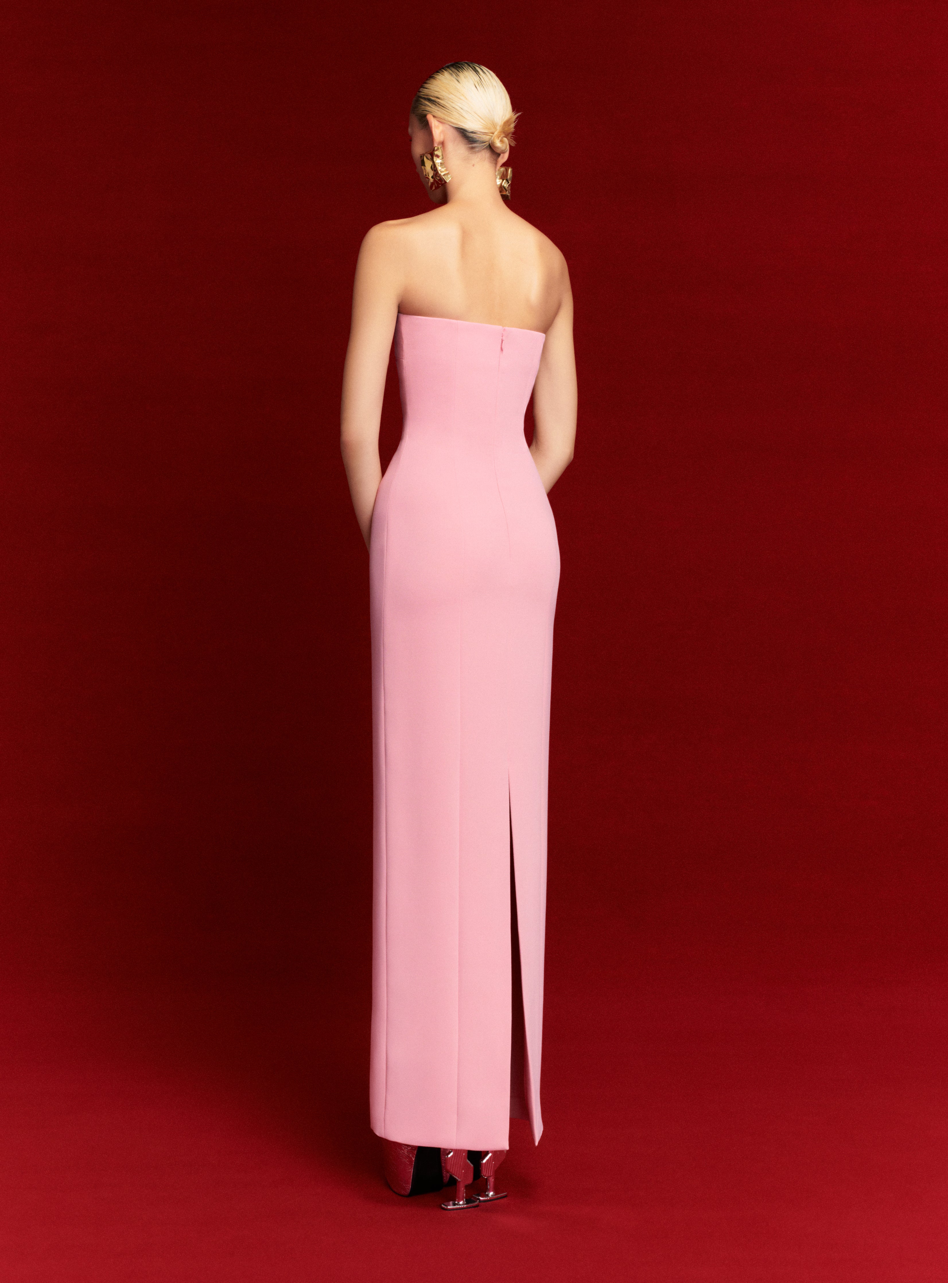The Anderson Maxi Dress in Powder Pink