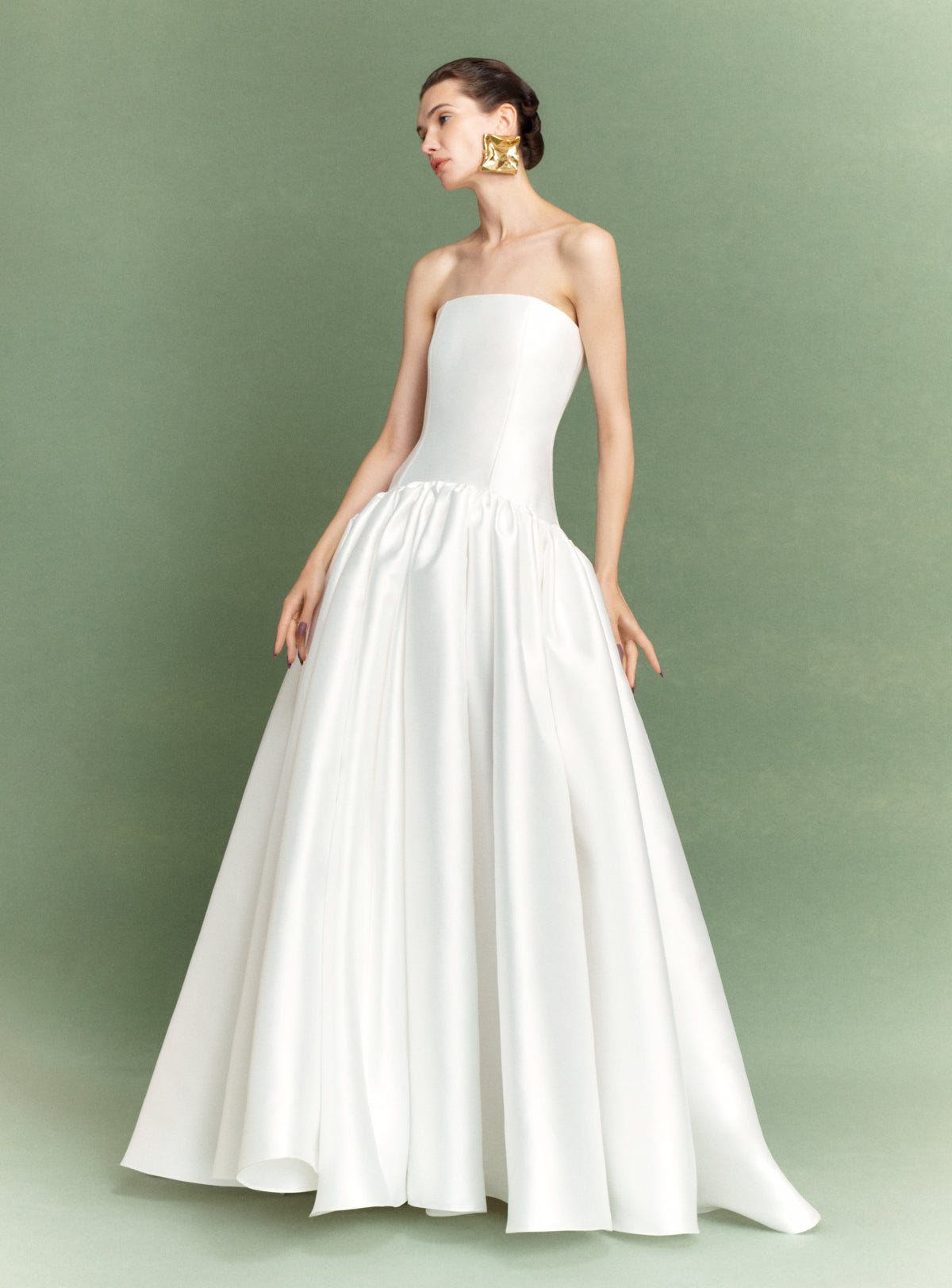 The Cassias Maxi Dress in Cream