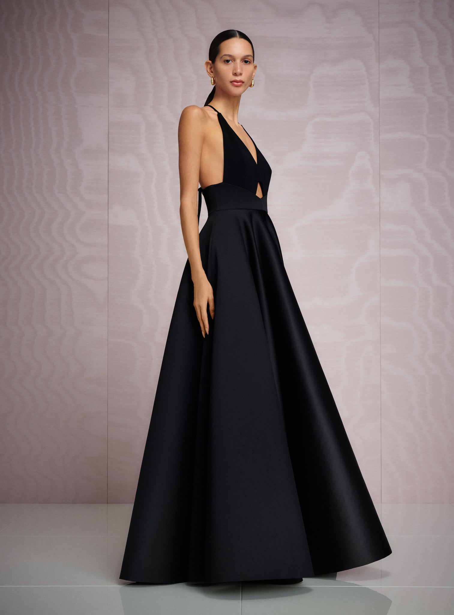 The Avallon Maxi Dress in Black
