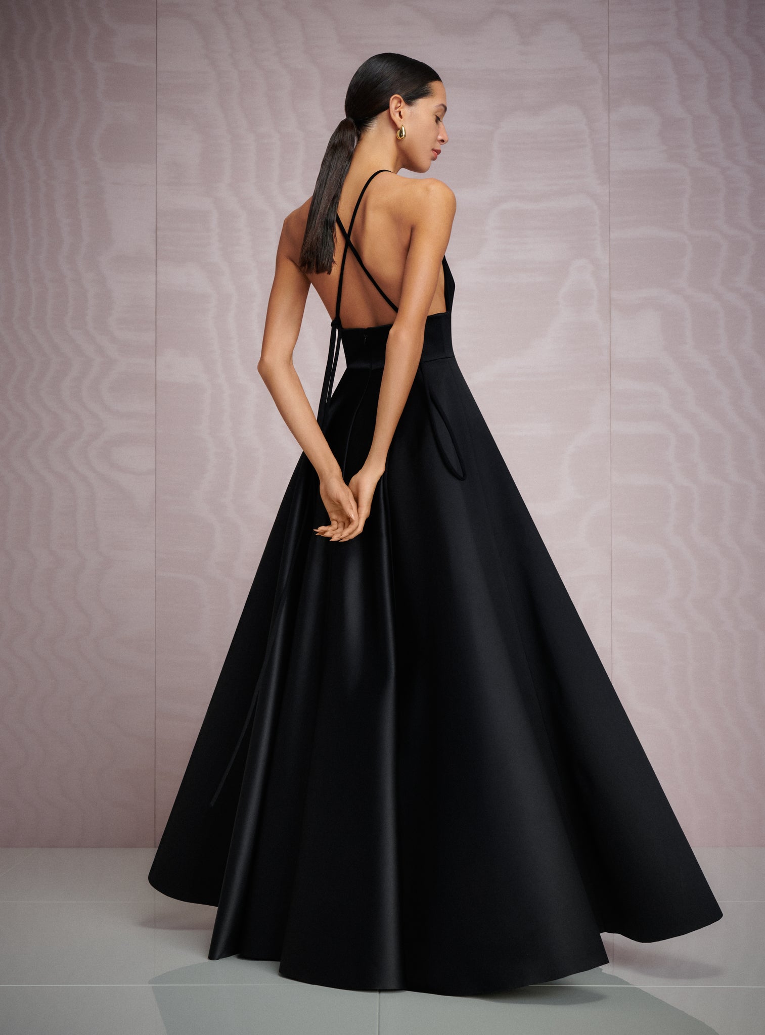 The Avallon Maxi Dress in Black