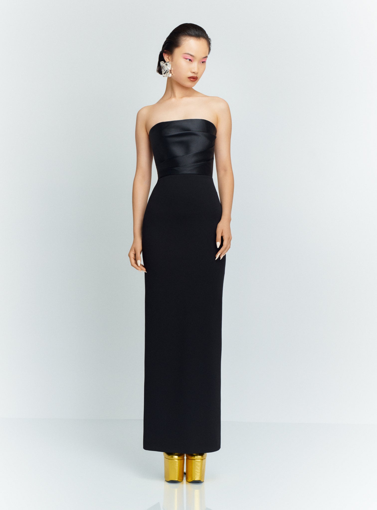 The Afra Maxi Dress in Black